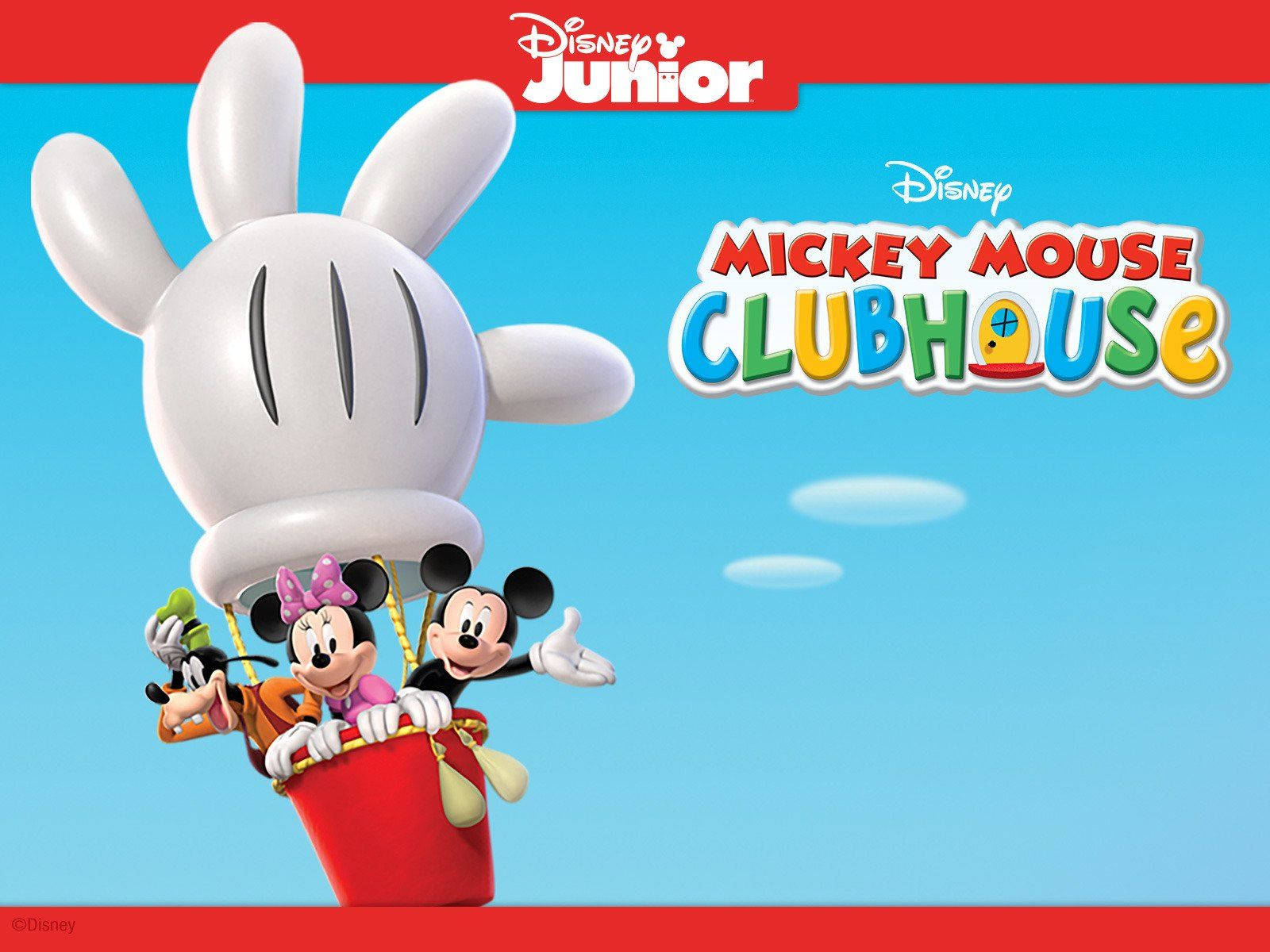 Mickey Mouse Clubhouse Balloon Poster Background
