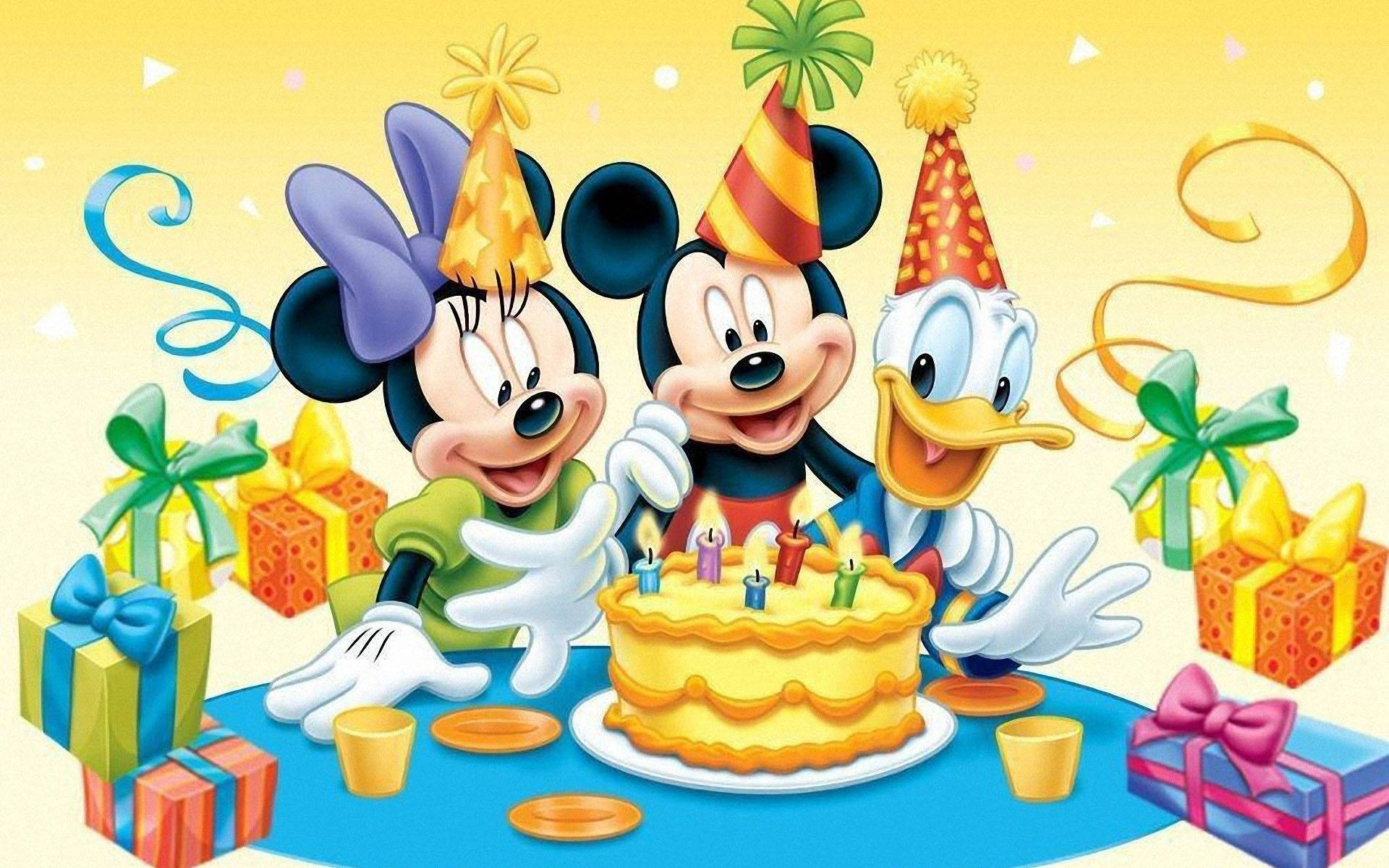 Mickey Mouse Clubhouse Birthday Party Background