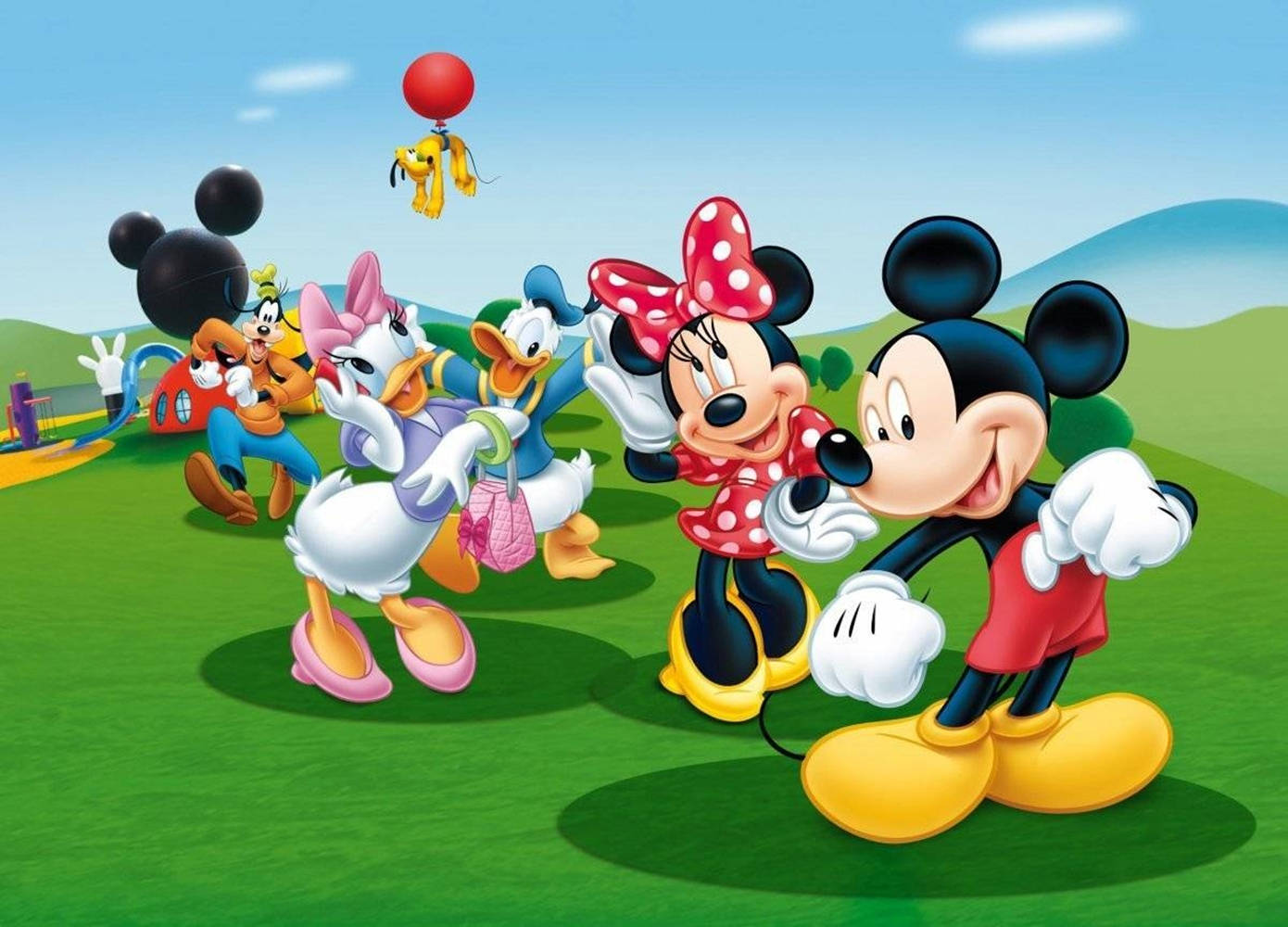 Mickey Mouse Clubhouse Disney Animation Background