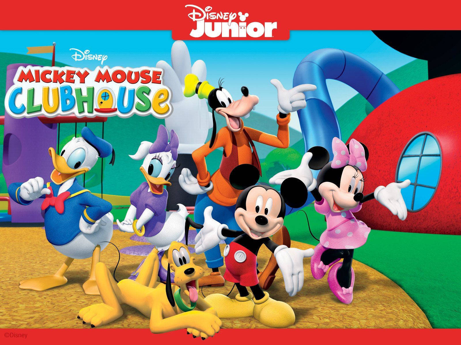 Mickey Mouse Clubhouse Disney Junior Poster Background