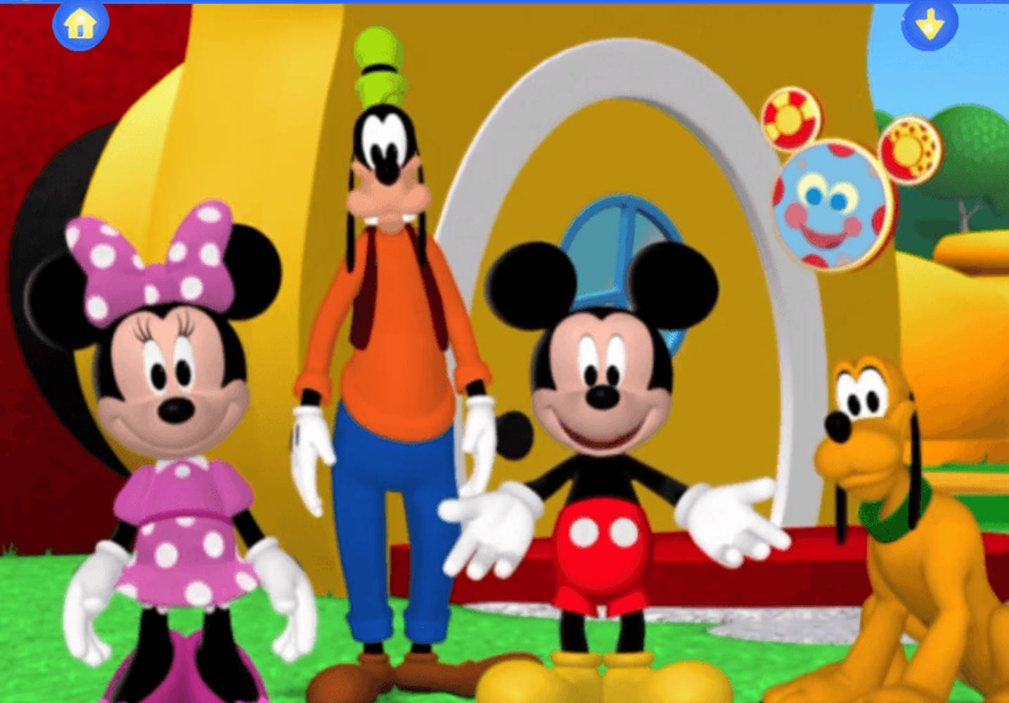 Mickey Mouse Clubhouse Warm Welcome Background