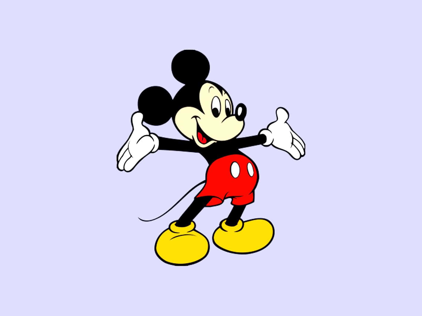 Mickey Mouse Desktop Arms Background