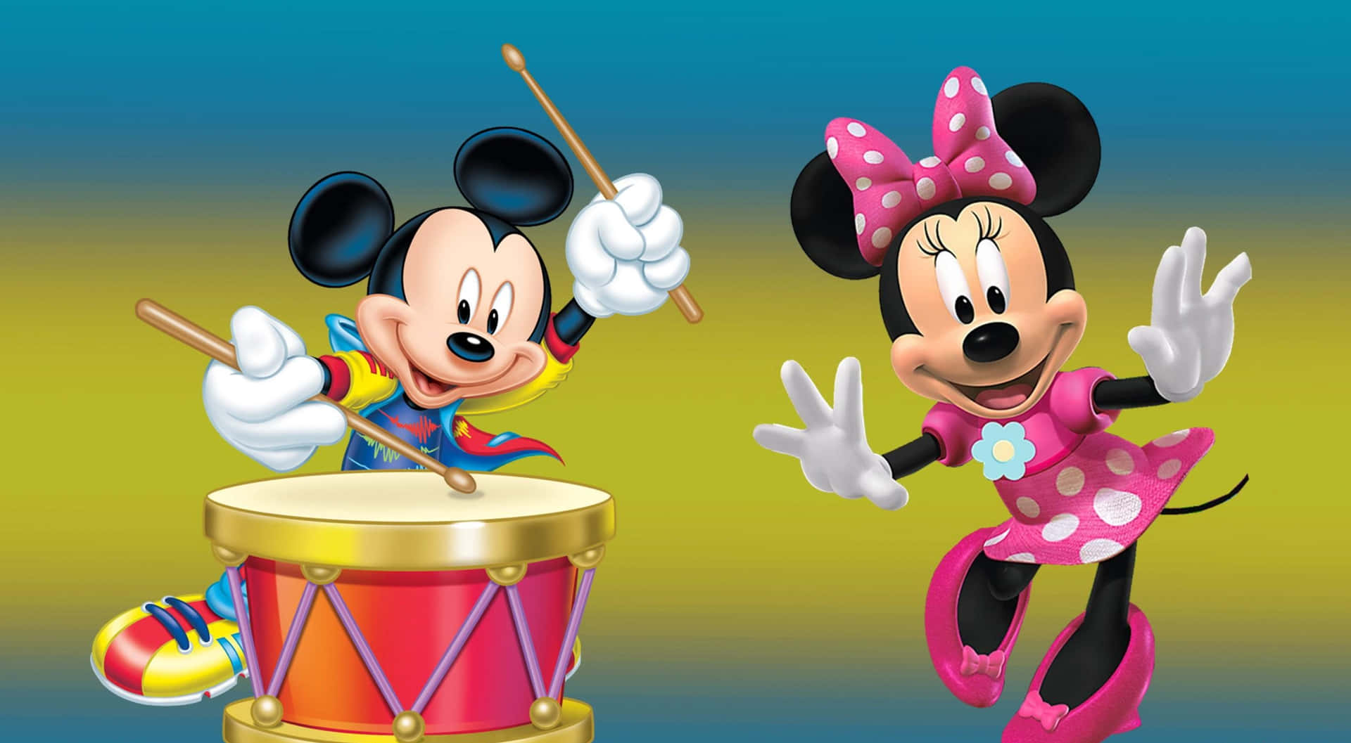 Mickey Mouse Desktop Drums