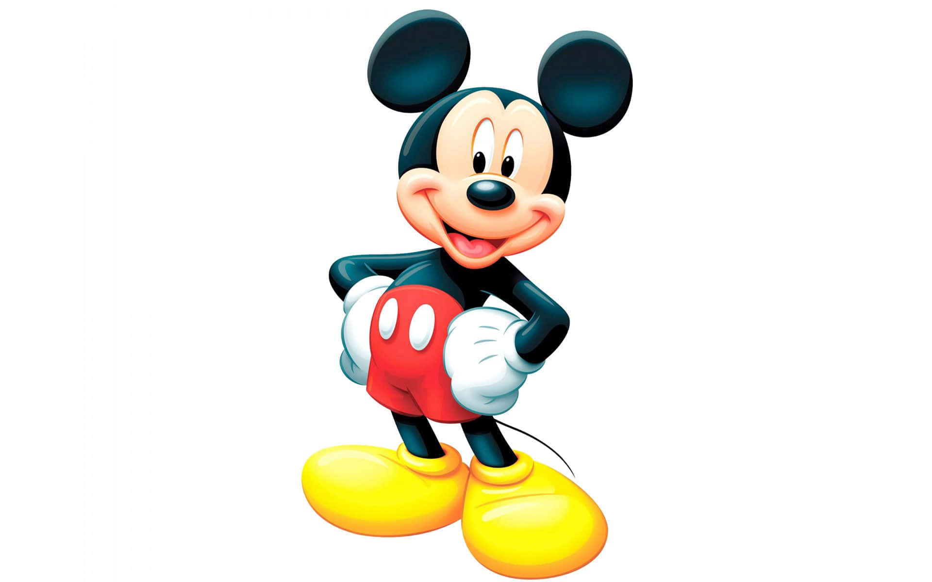 Mickey Mouse Desktop Standing Background