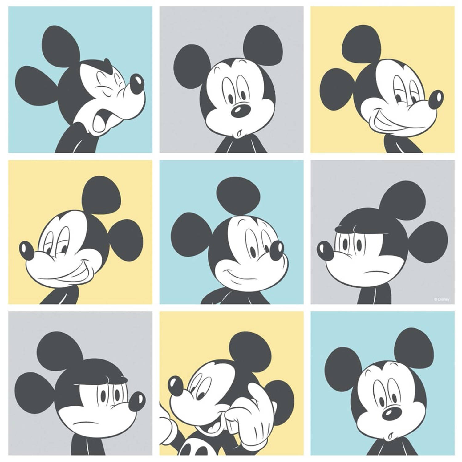 Mickey Mouse Disney Collage Background