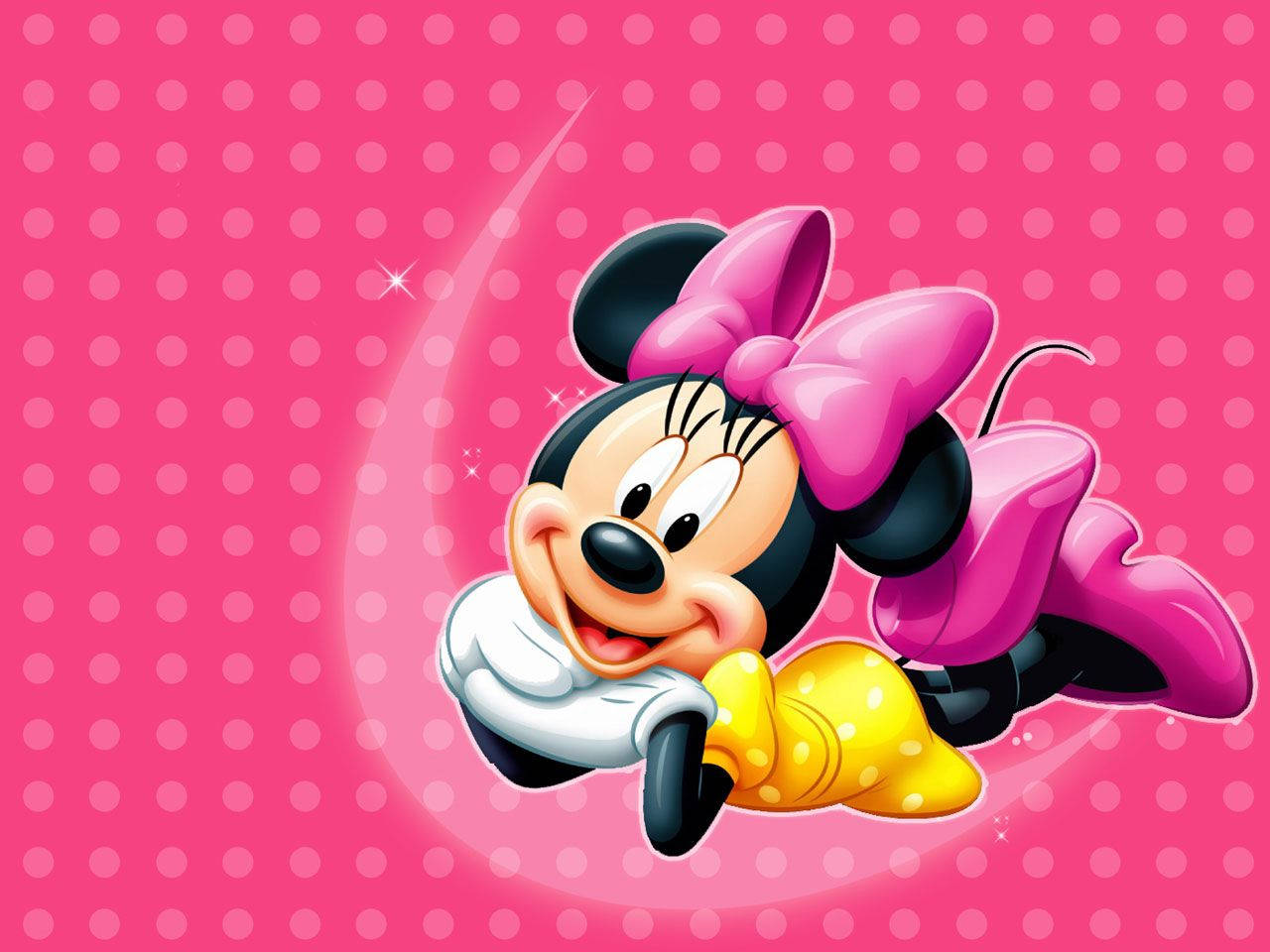 Mickey Mouse Disney Lovely Minnie Background