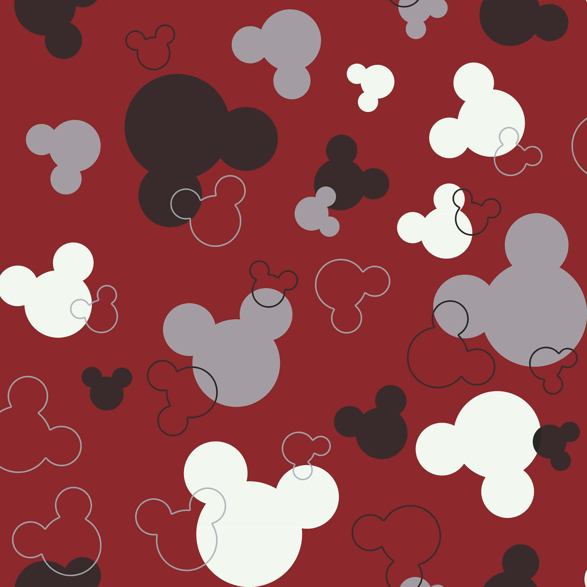 Mickey Mouse Ears Are The Symbol Of Joy And Fun Background