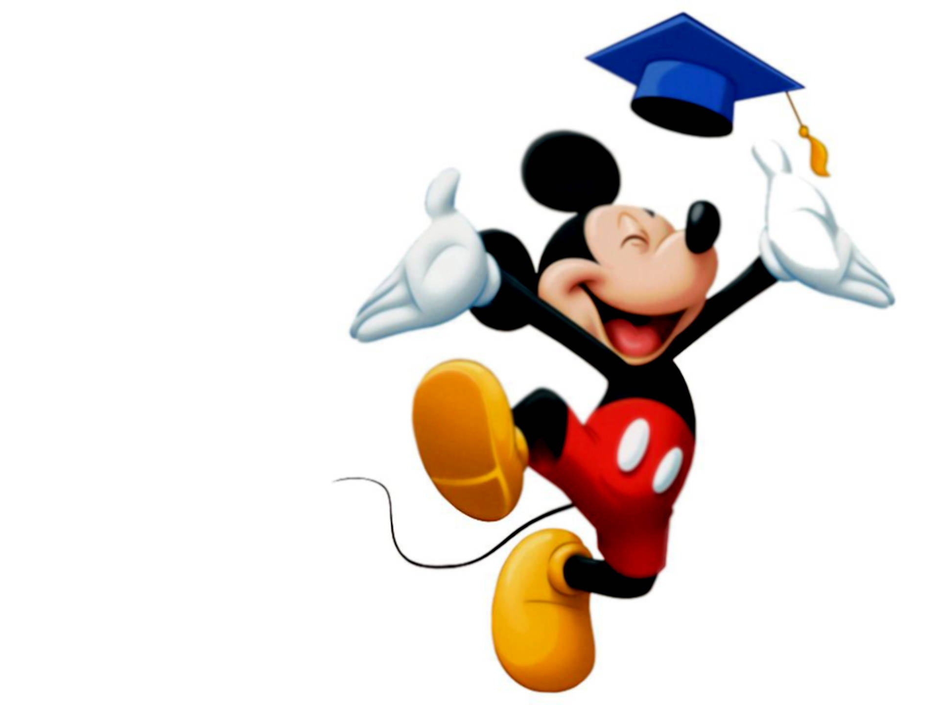 Mickey Mouse Graduation Background