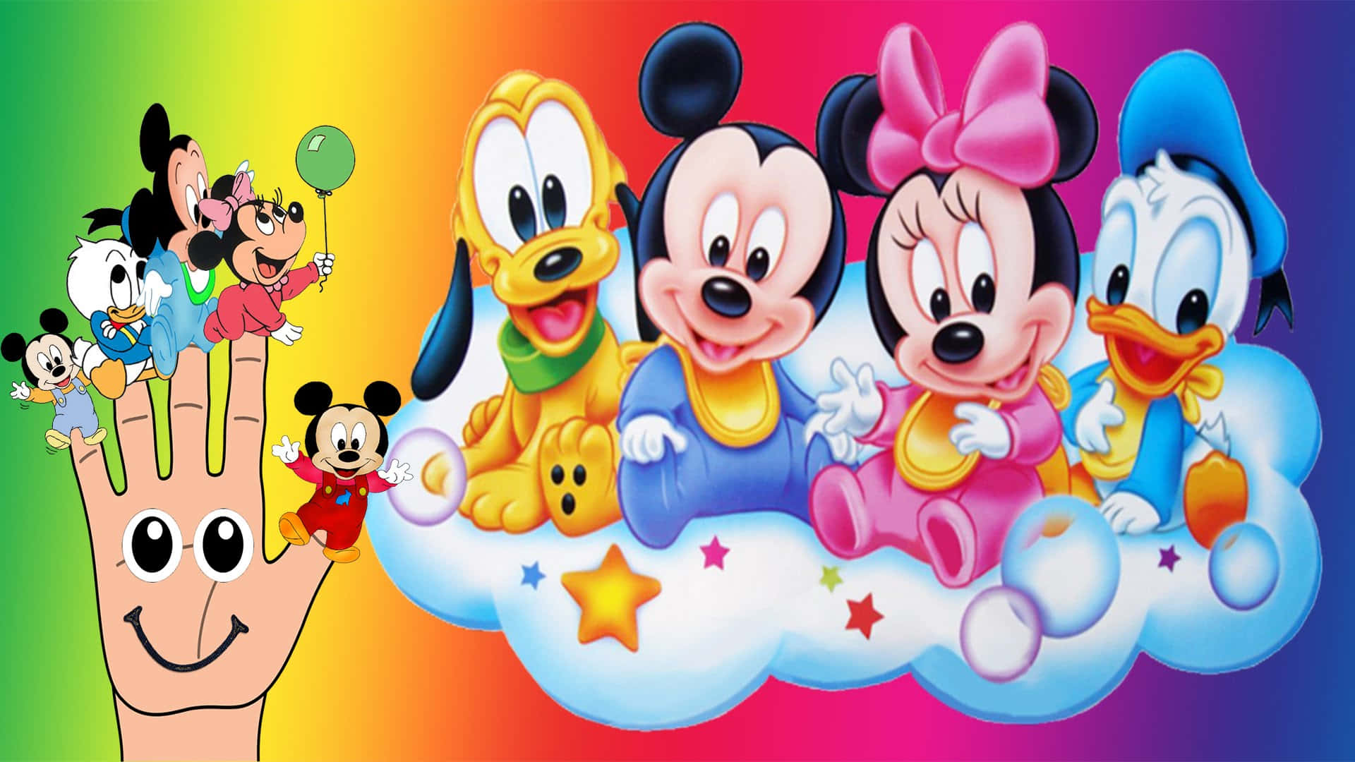 Mickey Mouse Home Cloud Background