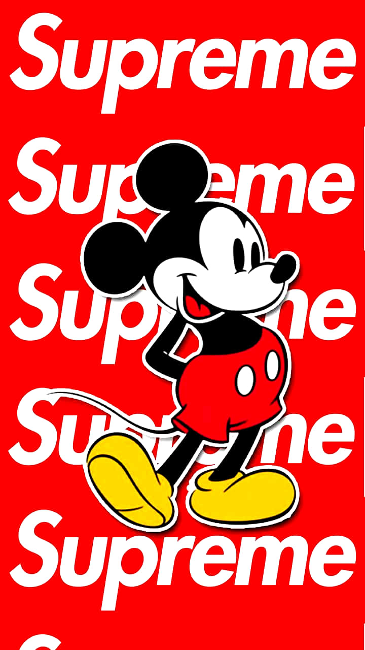 Mickey Mouse Looking Cool Background