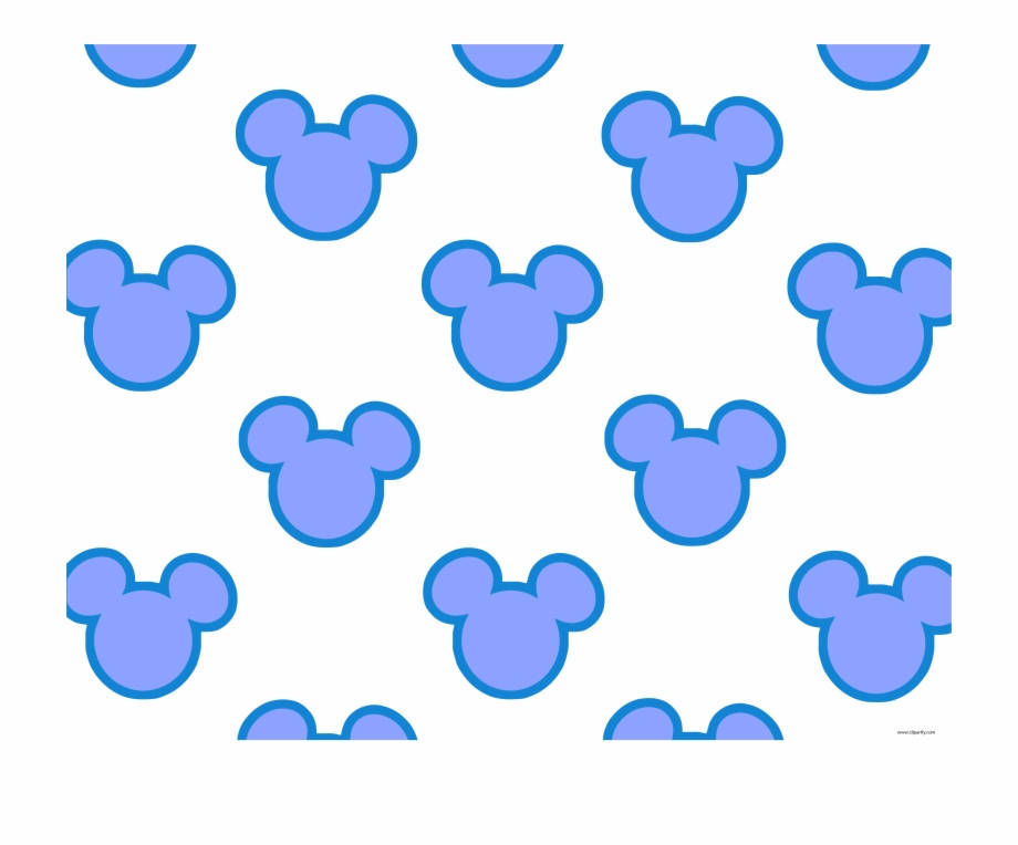 Mickey Mouse Pattern Clipart Background