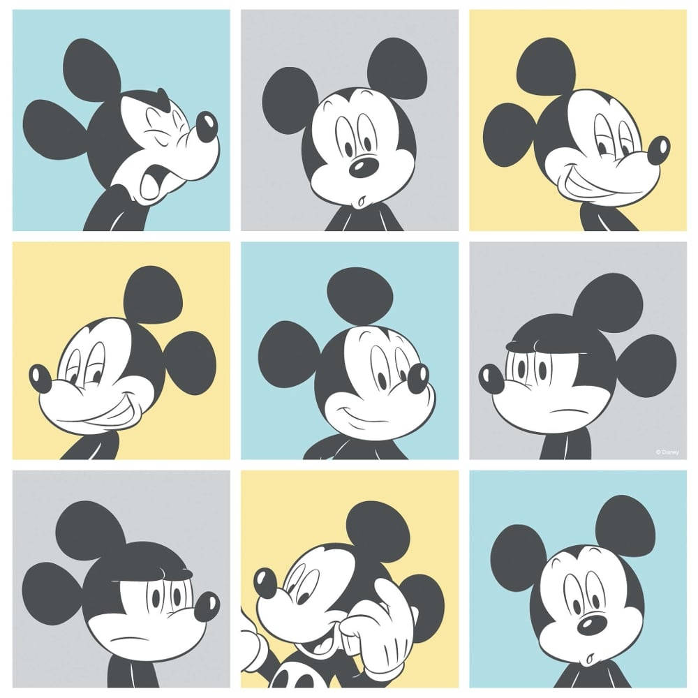Mickey Mouse Pop Art Cartoon