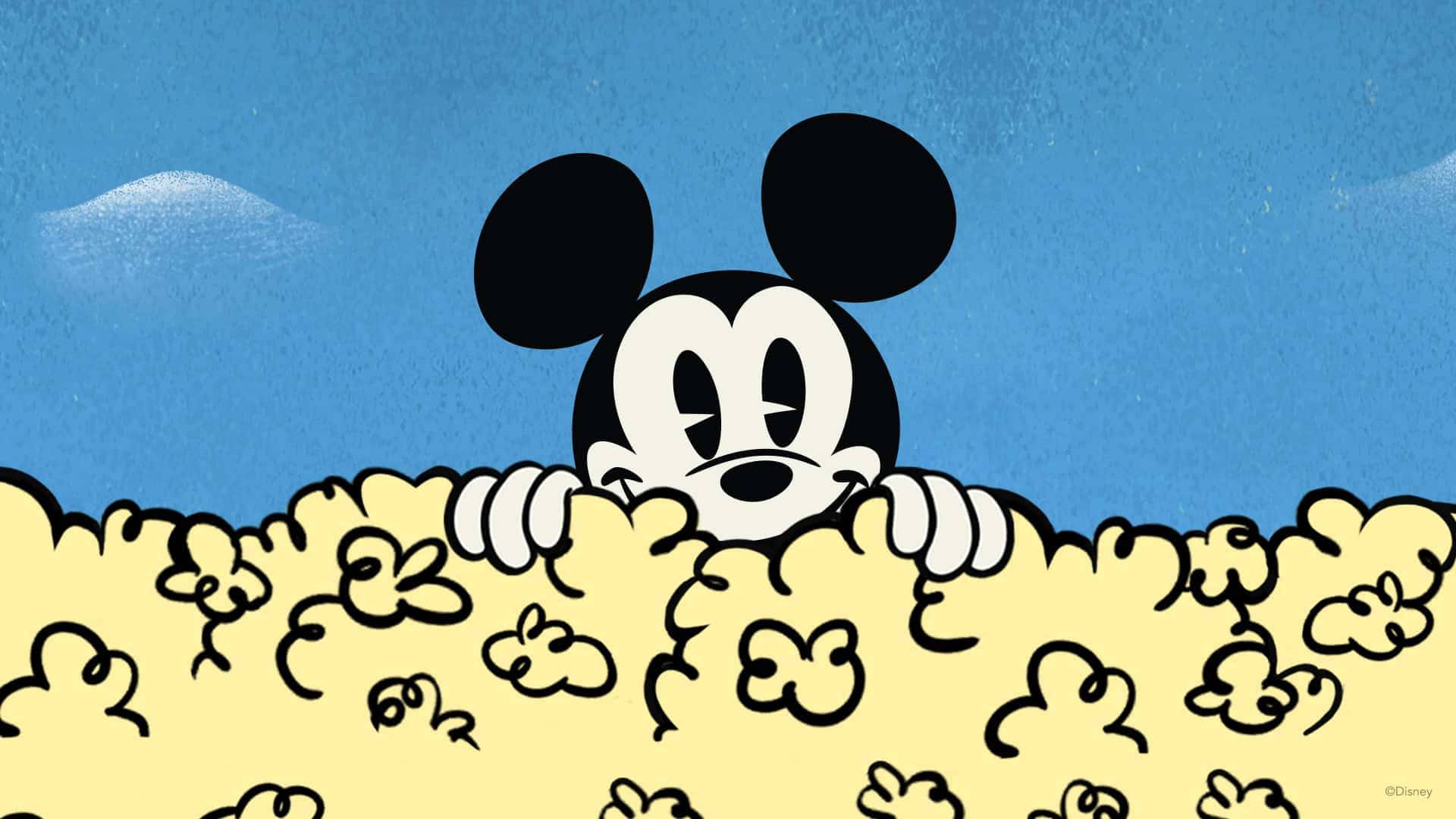 Mickey Mouse Showing Off His Chill Attitude! Background