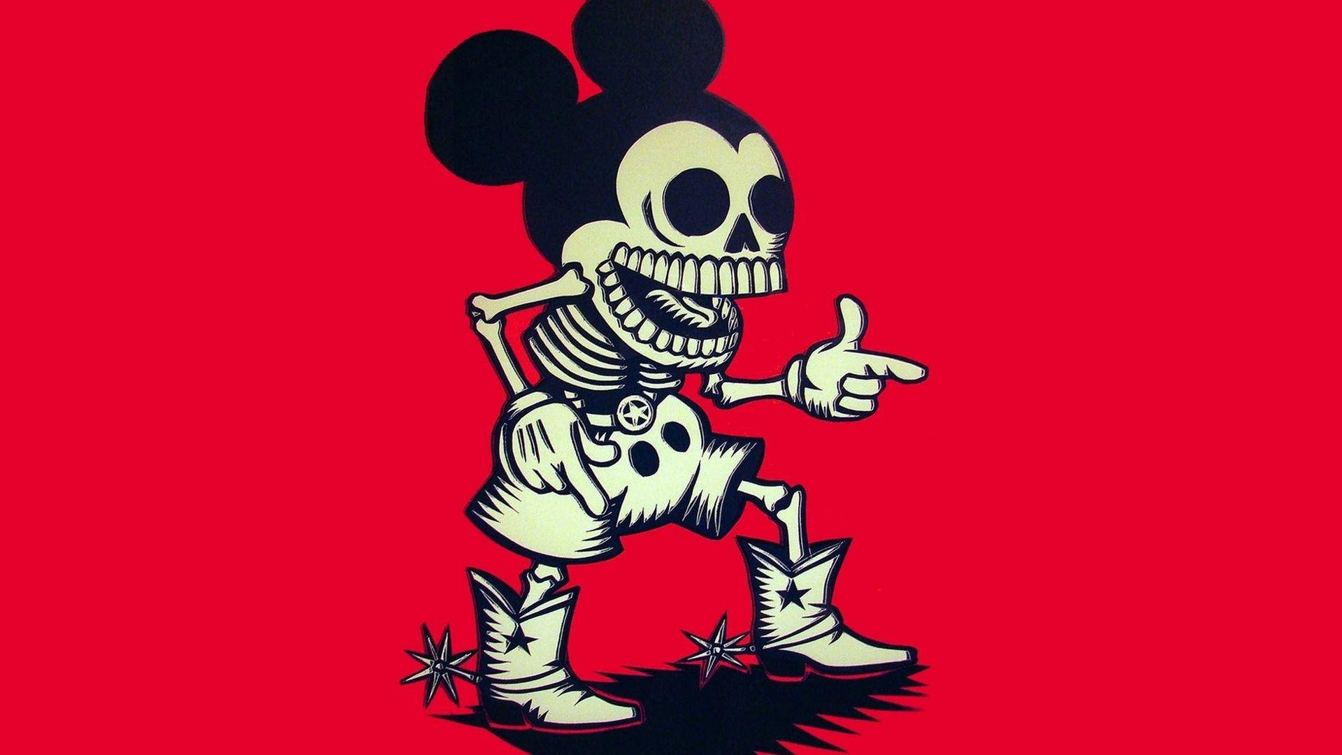 Mickey Mouse Skeleton Desktop