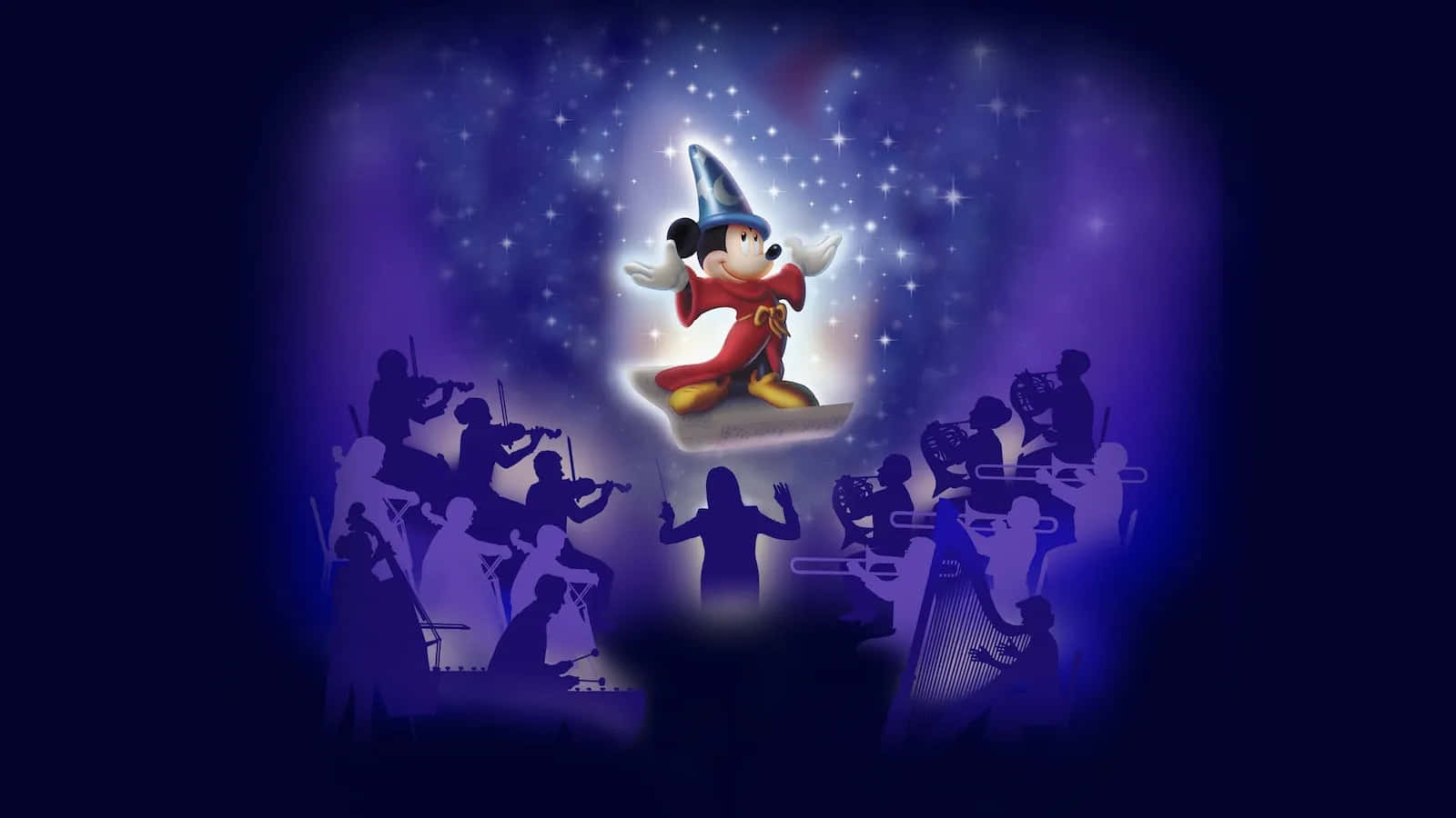 Mickey Mouse Sorcerers Apprentice Fantasia Background