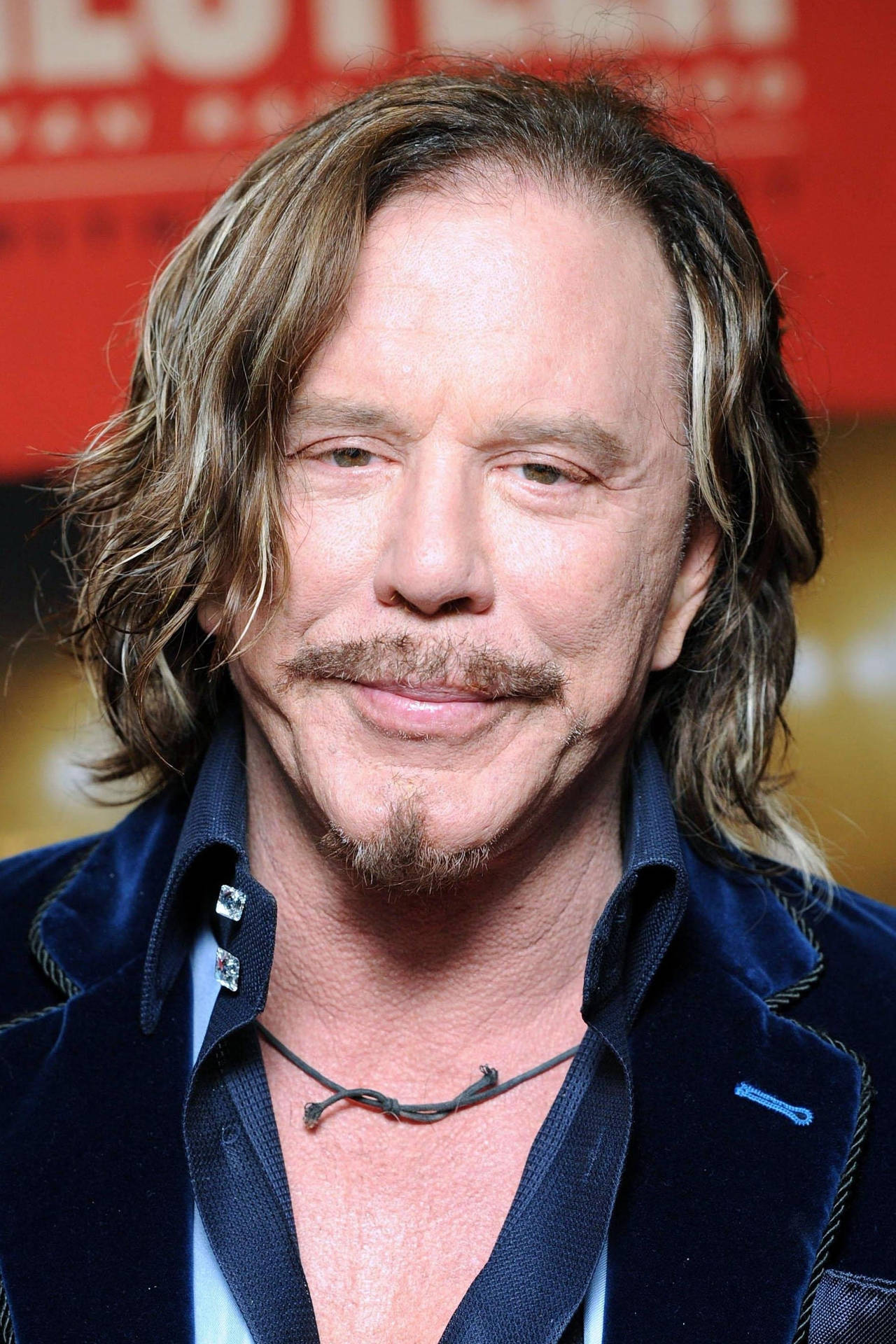 Mickey Rourke At The Wrestler Premiere In London Background