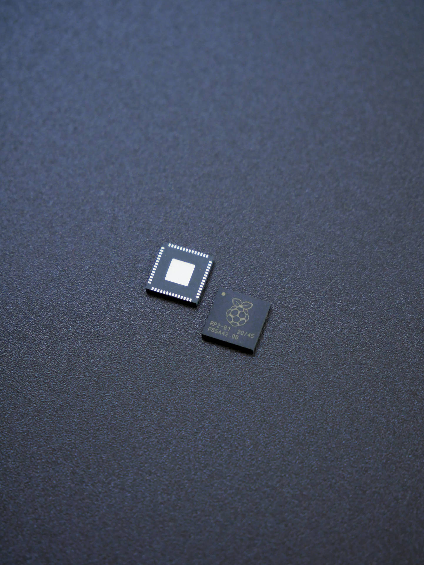Microcontrollers Processor On Surface Background