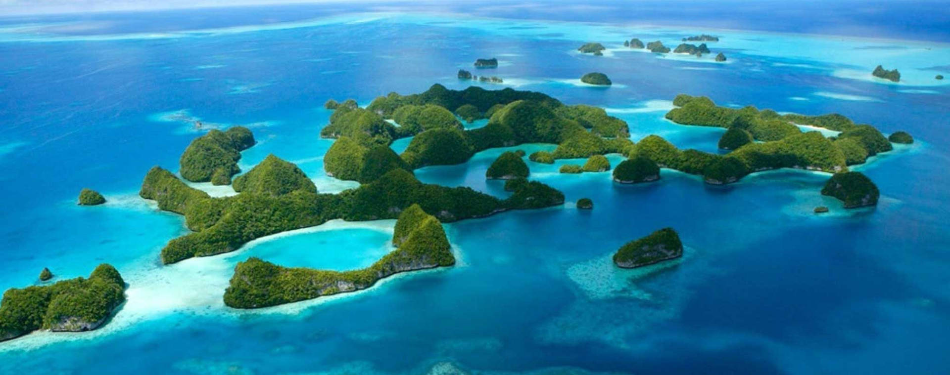 Micronesia Palau Beautiful Rock Islands