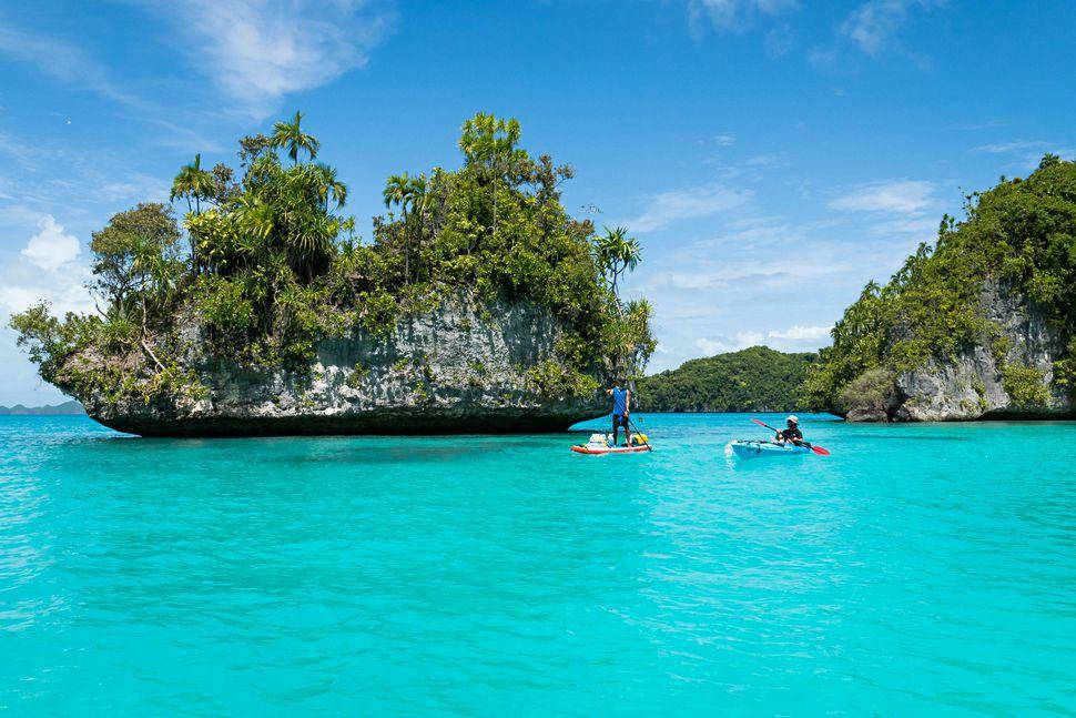 Micronesia Rocky Islet Boats