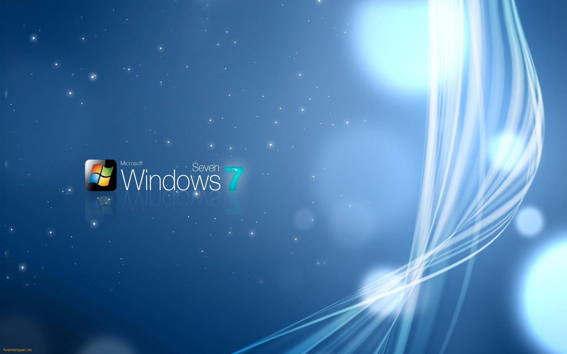 Microsoft Desktop Windows 7 Shining Background