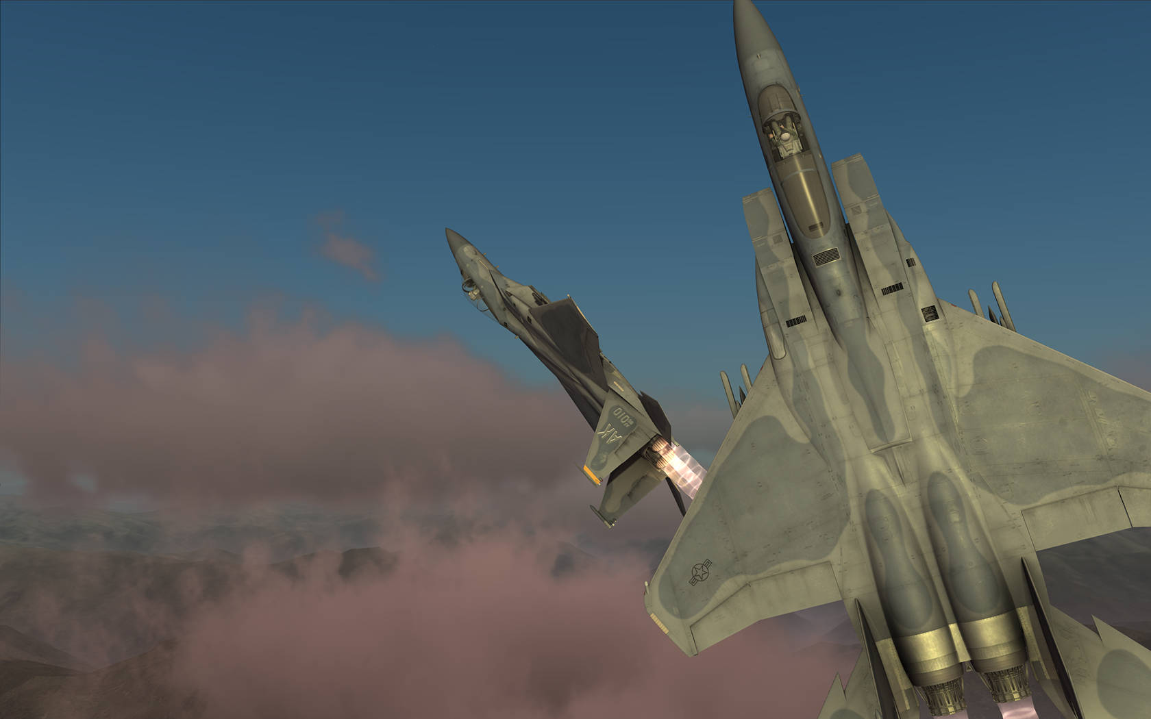 Microsoft Flight Simulator F-15 Aircraft