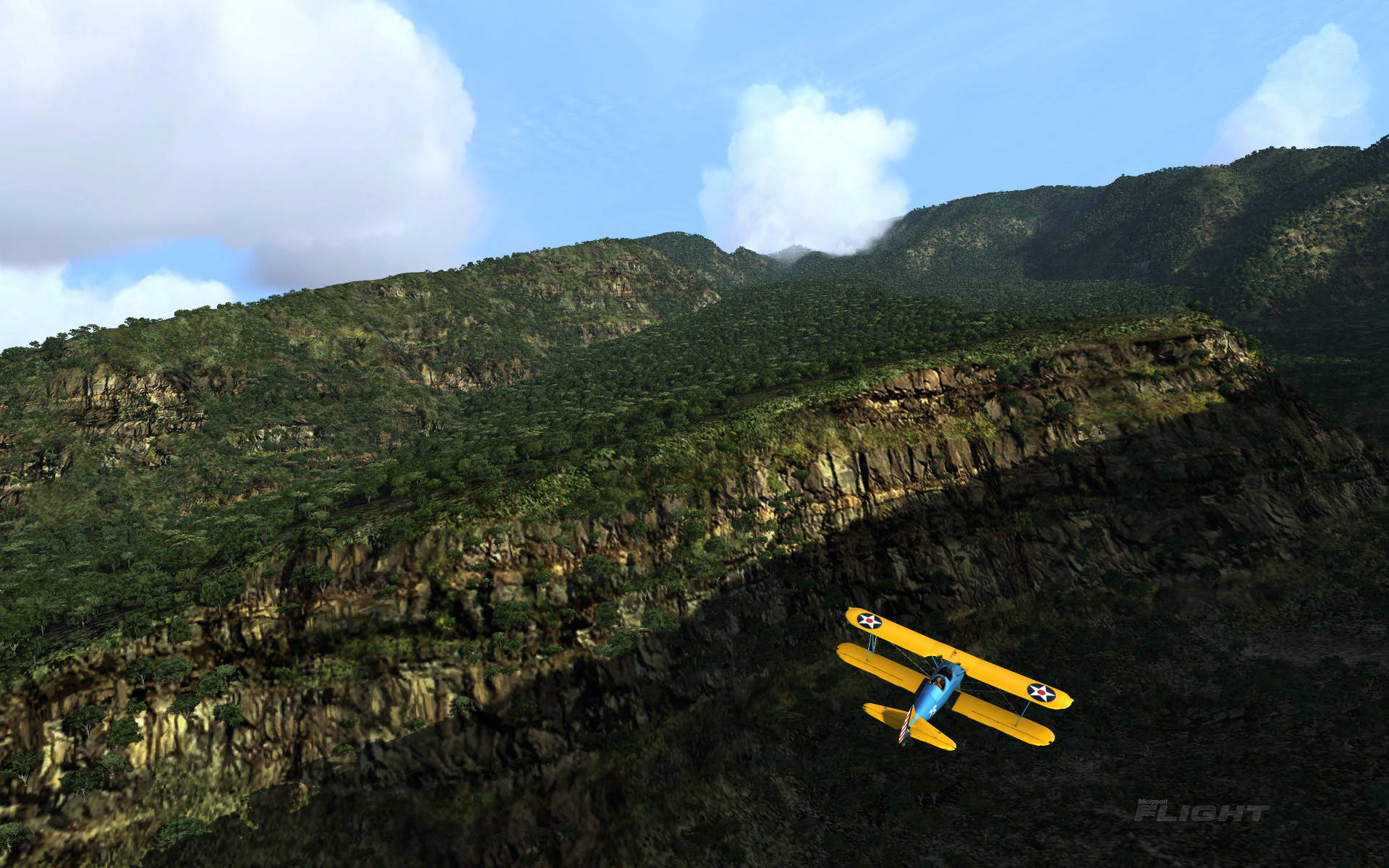 Microsoft Flight Simulator Mountains Background