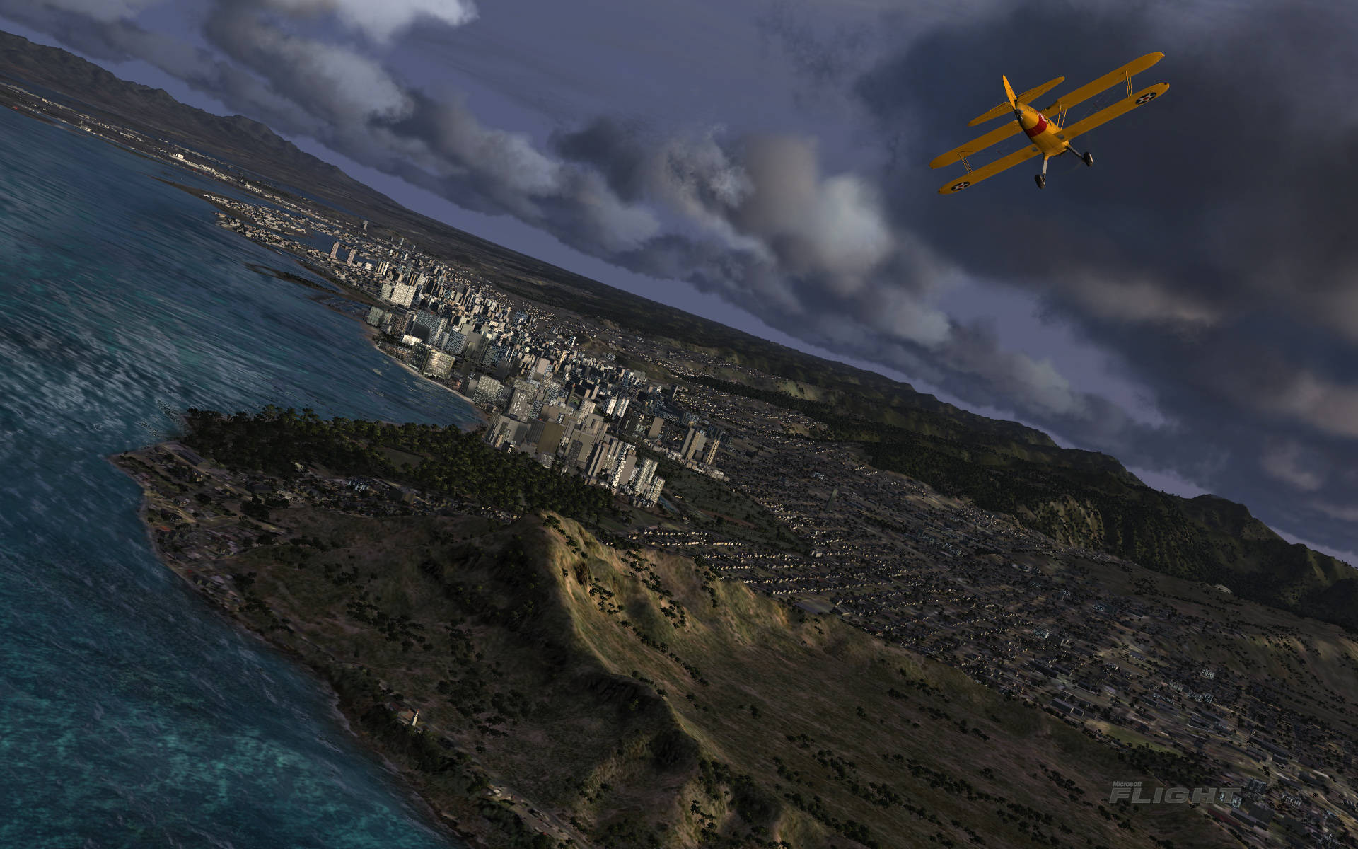 Microsoft Flight Simulator Stearman Model Background