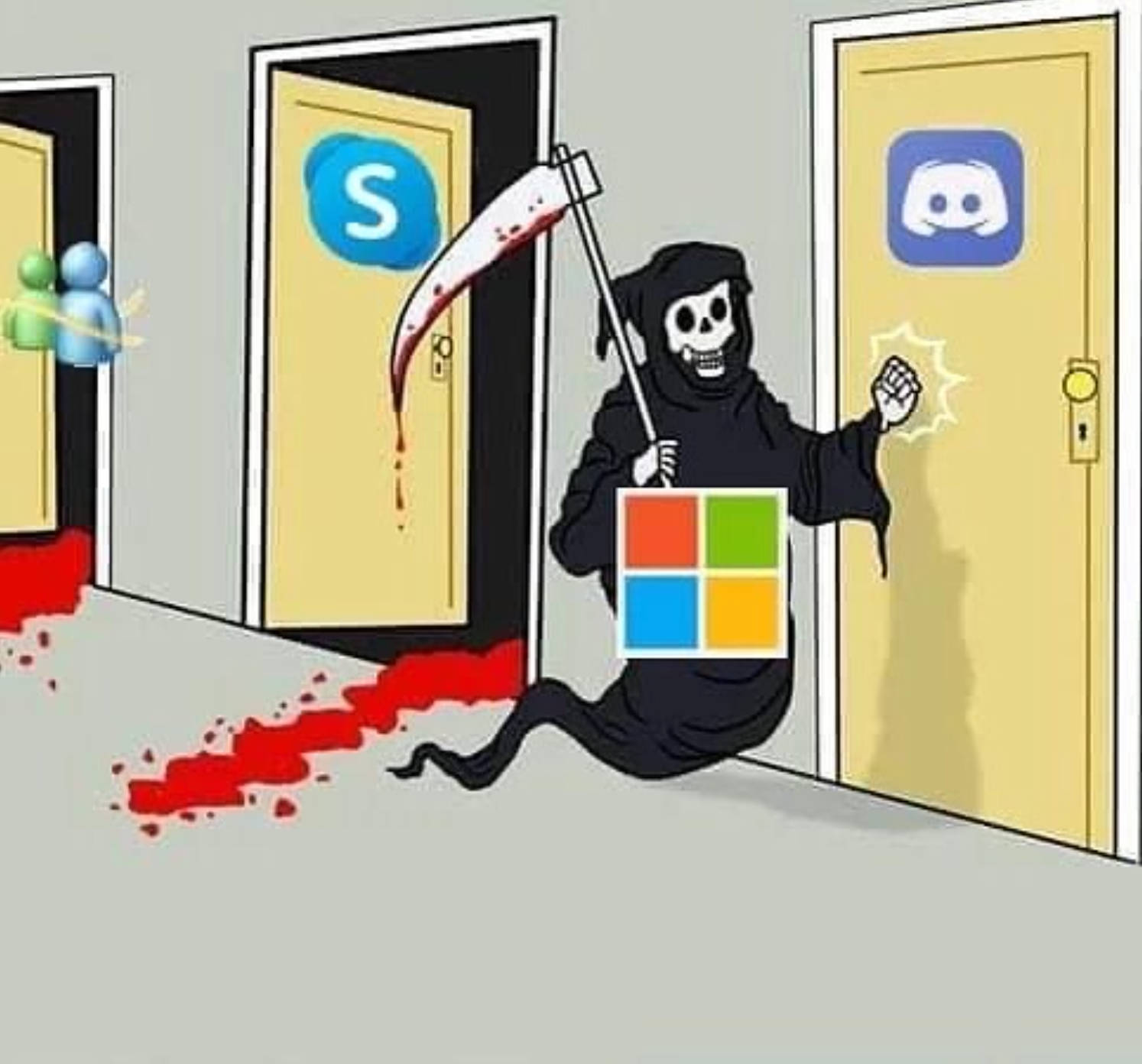 Microsoft Reaper Meme Pfp Background