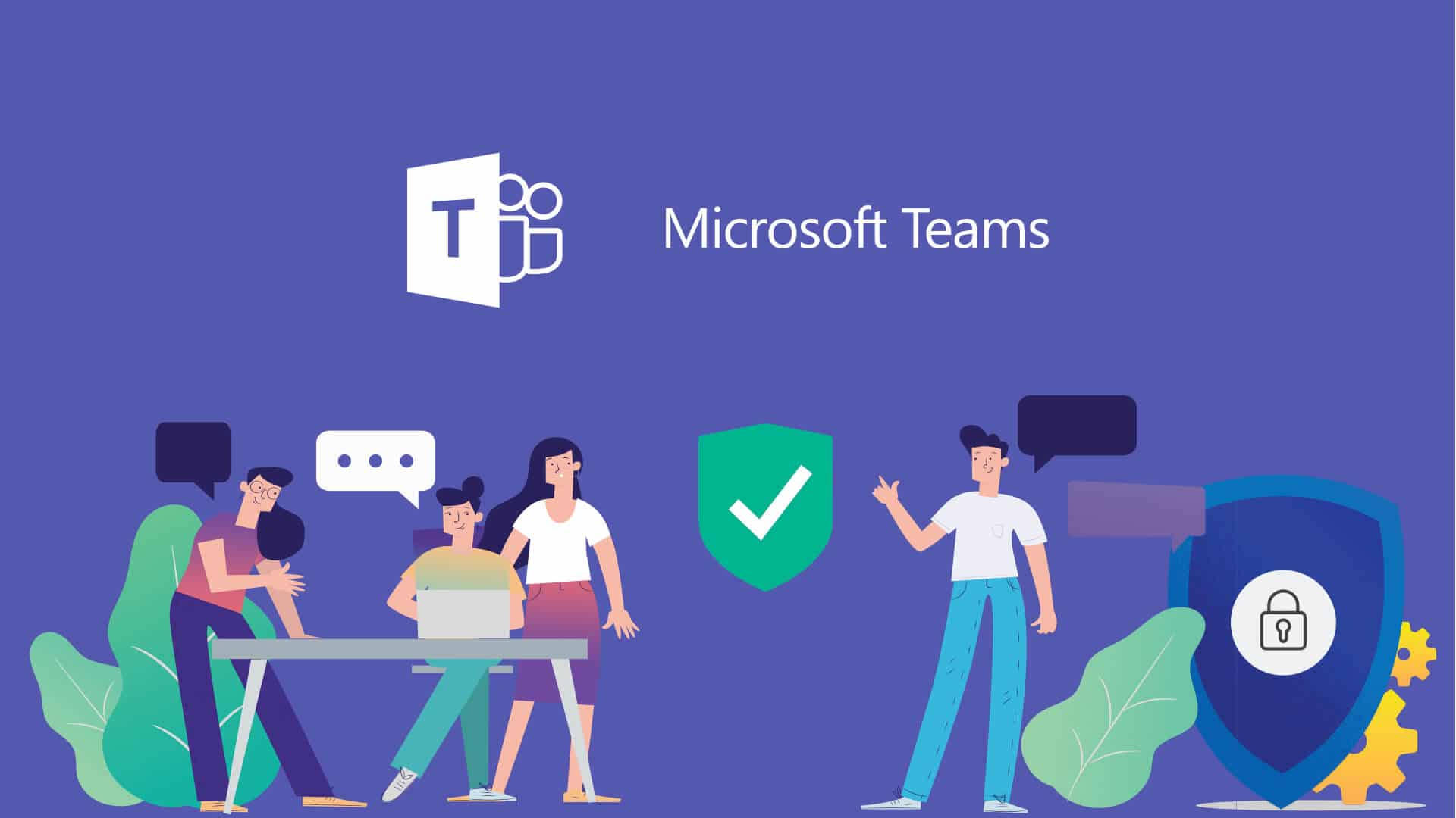 Microsoft Teams Computer Application Background Background
