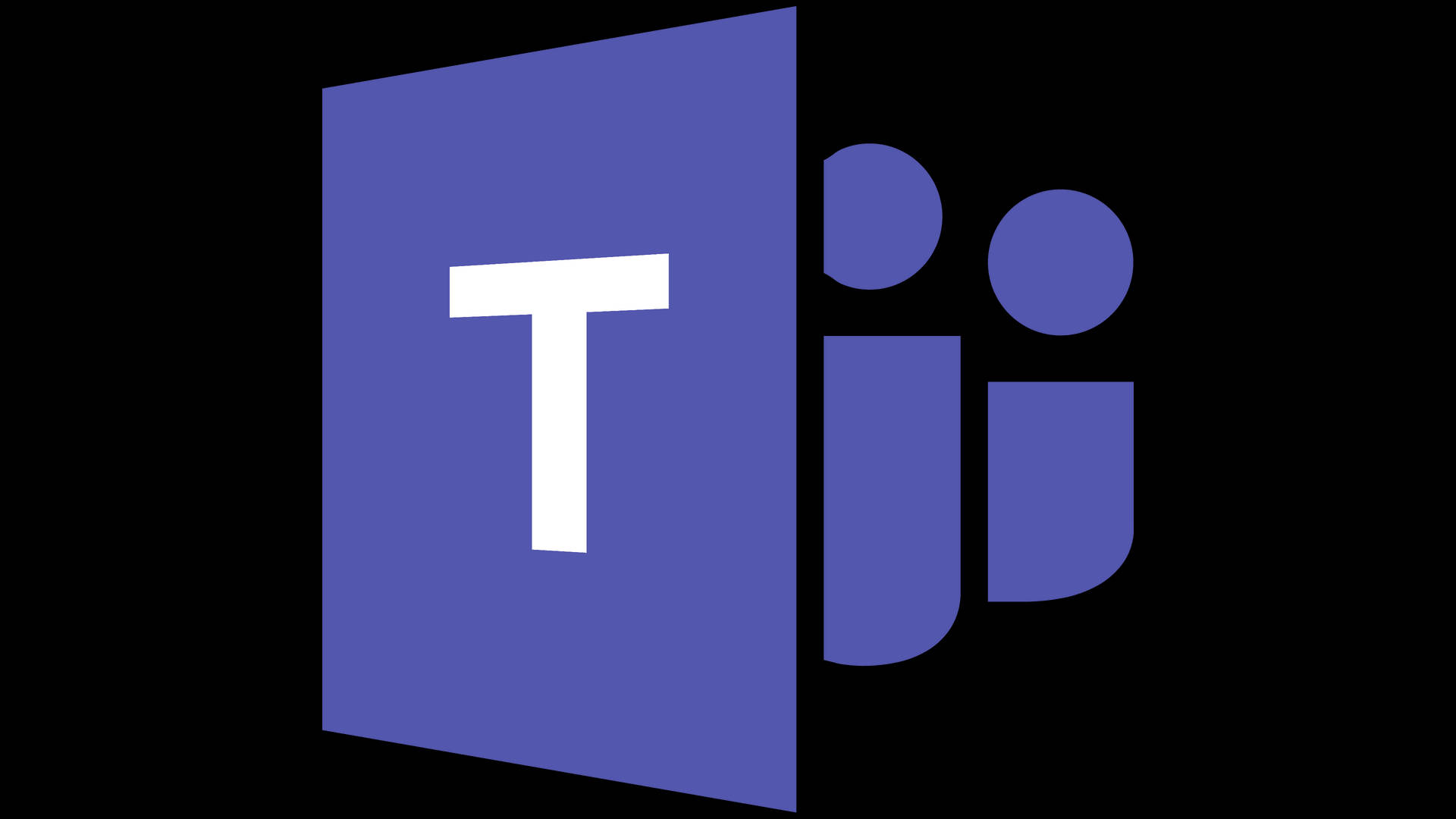 Microsoft Teams Purple Logo Background
