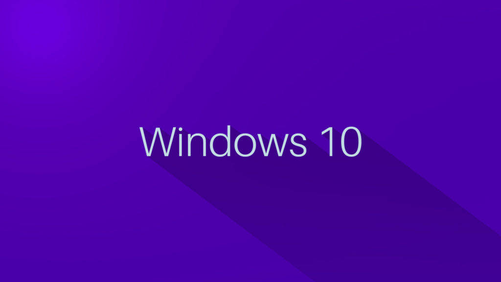 Microsoft Windows 10 Purple Desktop Background