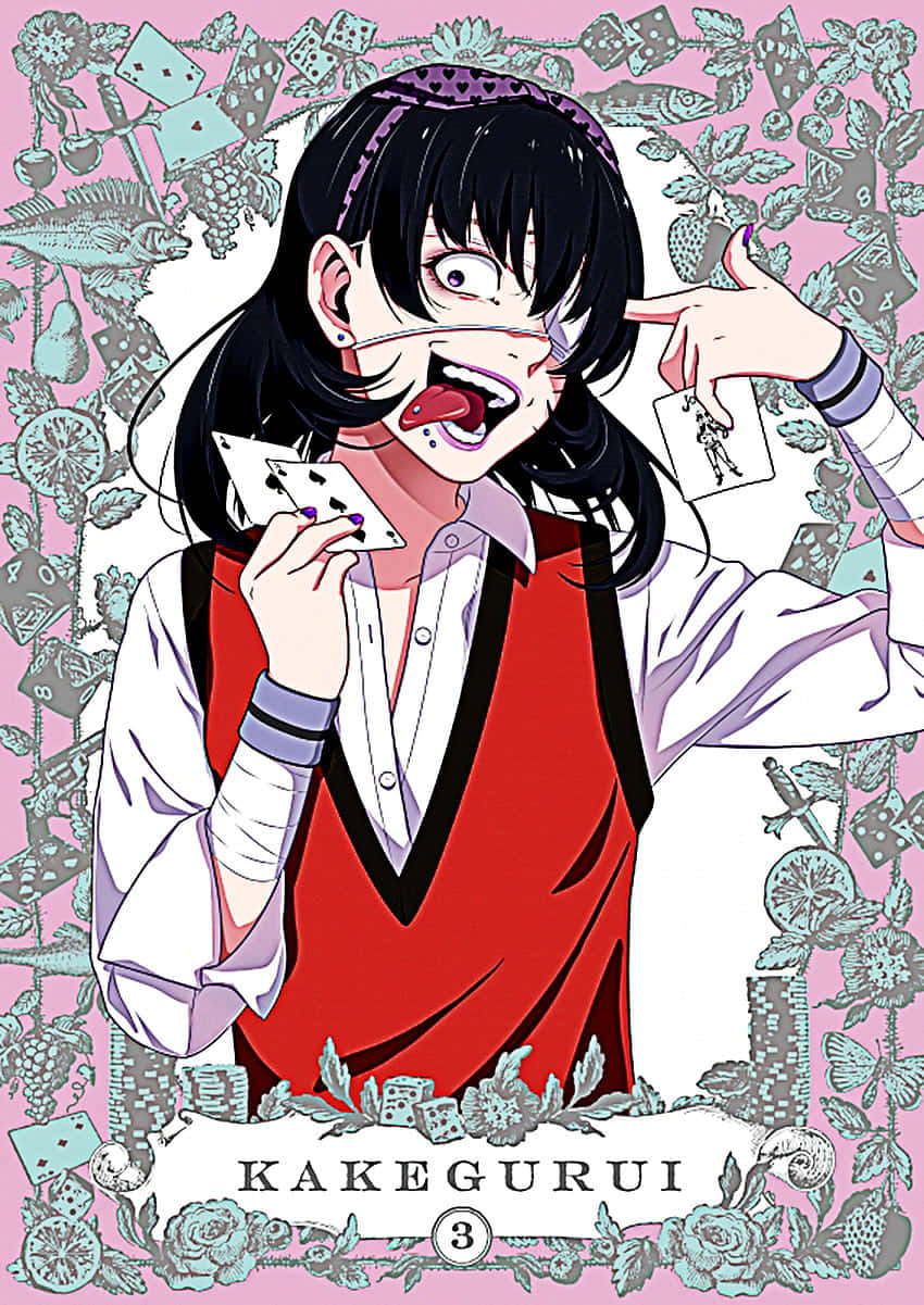 Midari Ikishima: The Face Of Determination Background