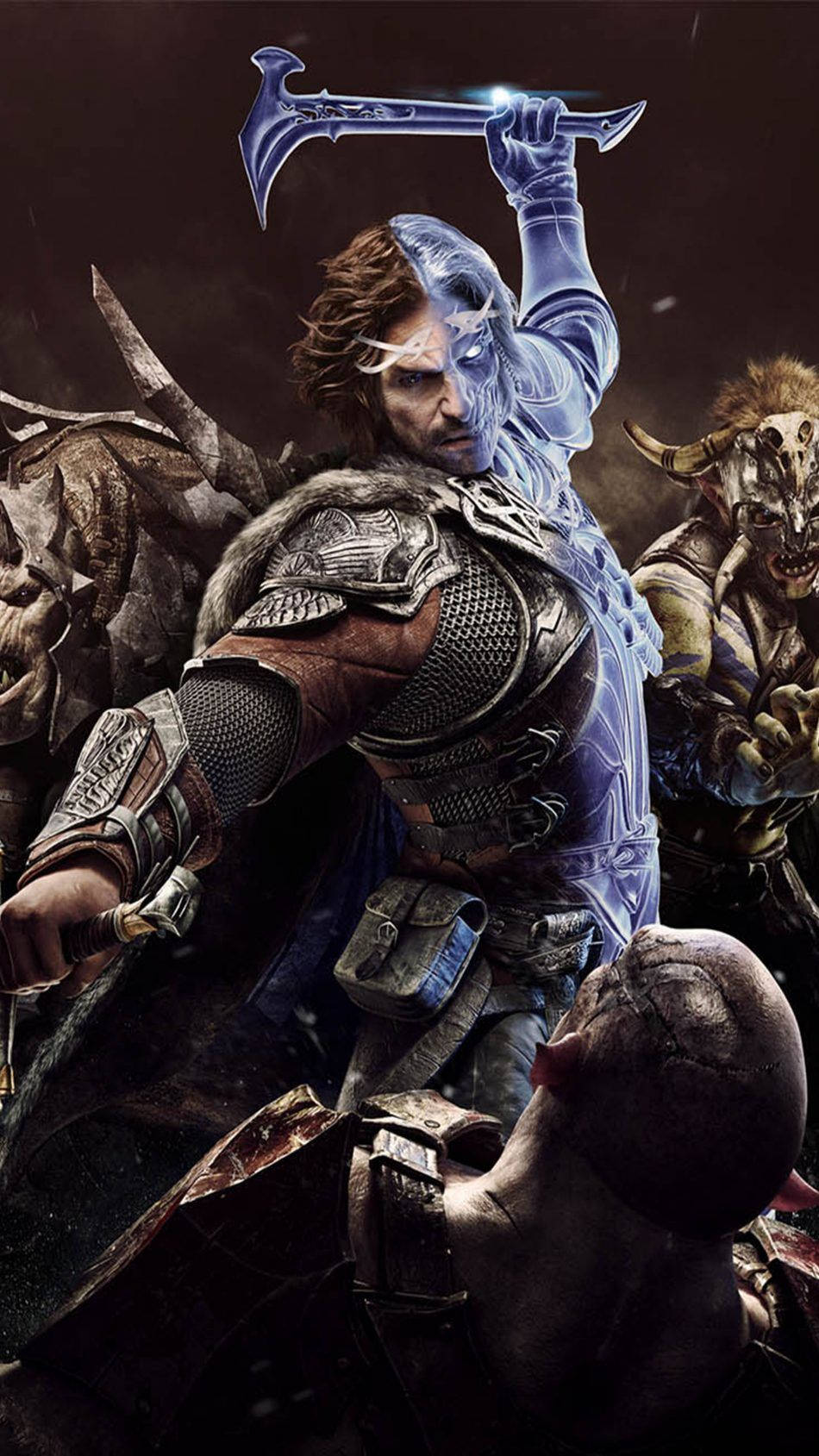 Middle Earth Shadow Of Mordor Talion Hammering Background