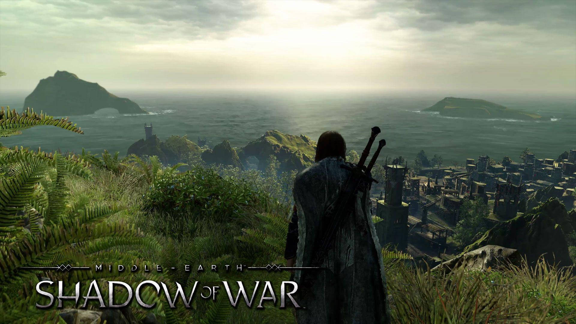 Middle Earth Shadow Of War Talion Ocean View Background