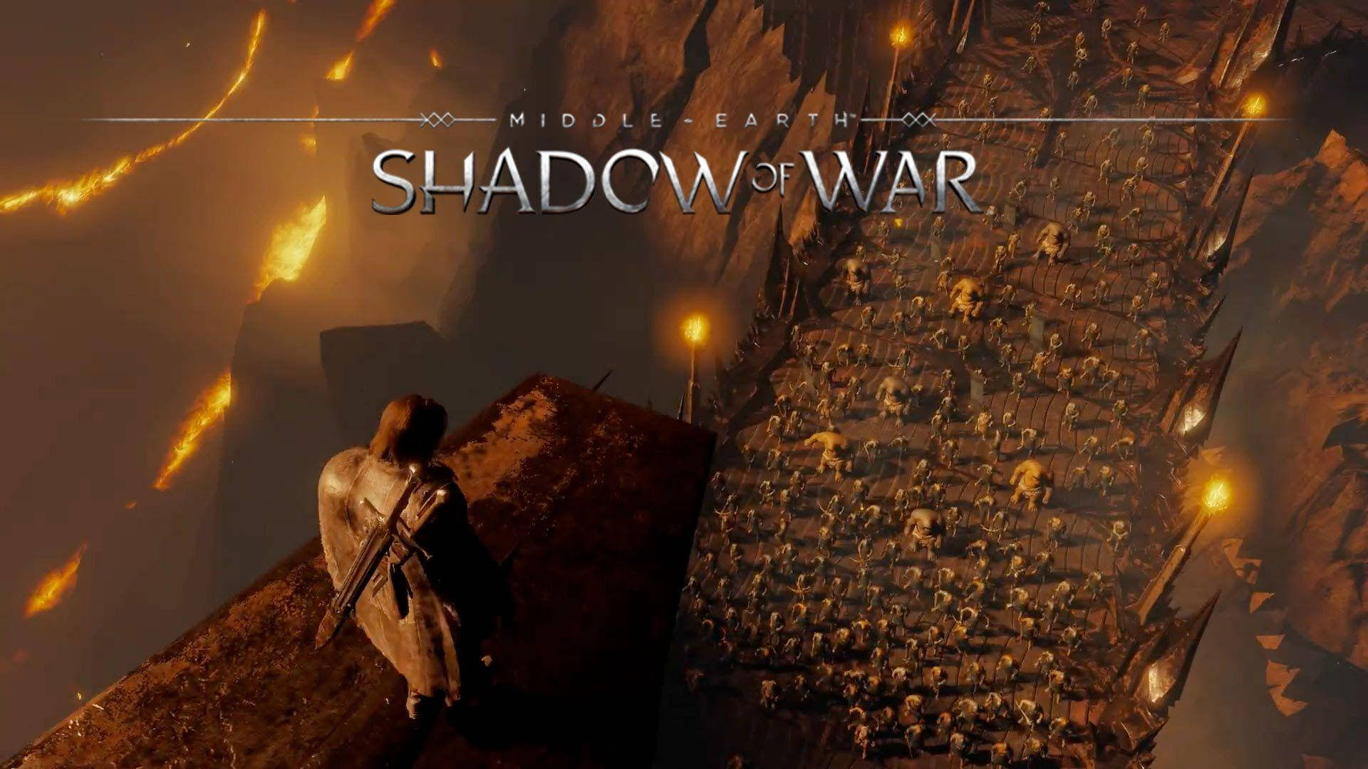 Middle Earth Shadow Of War Talion Overlooking Cliff