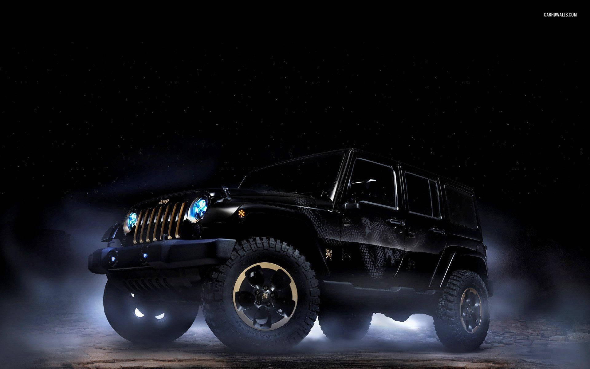 Midnight Color Jeep Background