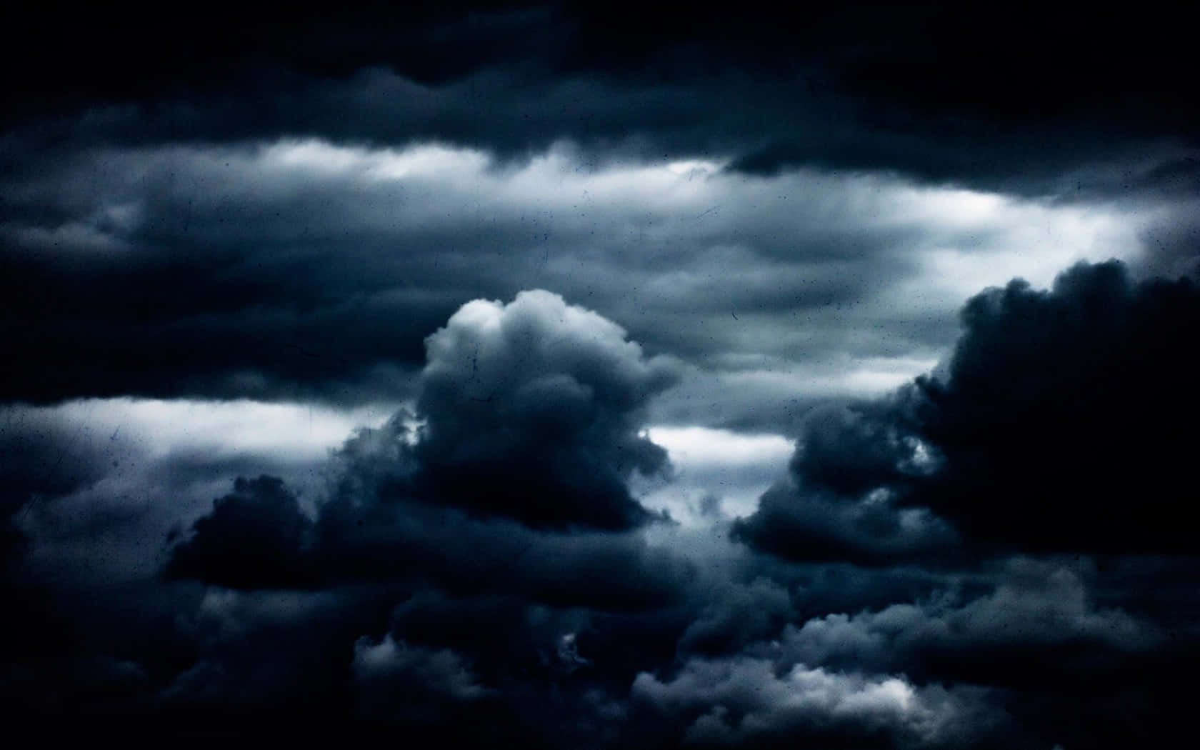 Midnight Dreams At A Cloudy Sky Background