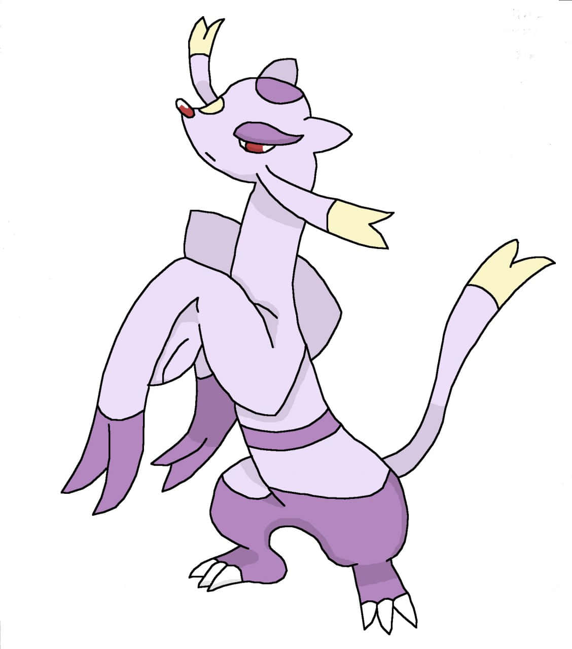 Mienshao In Action On A White Background Background