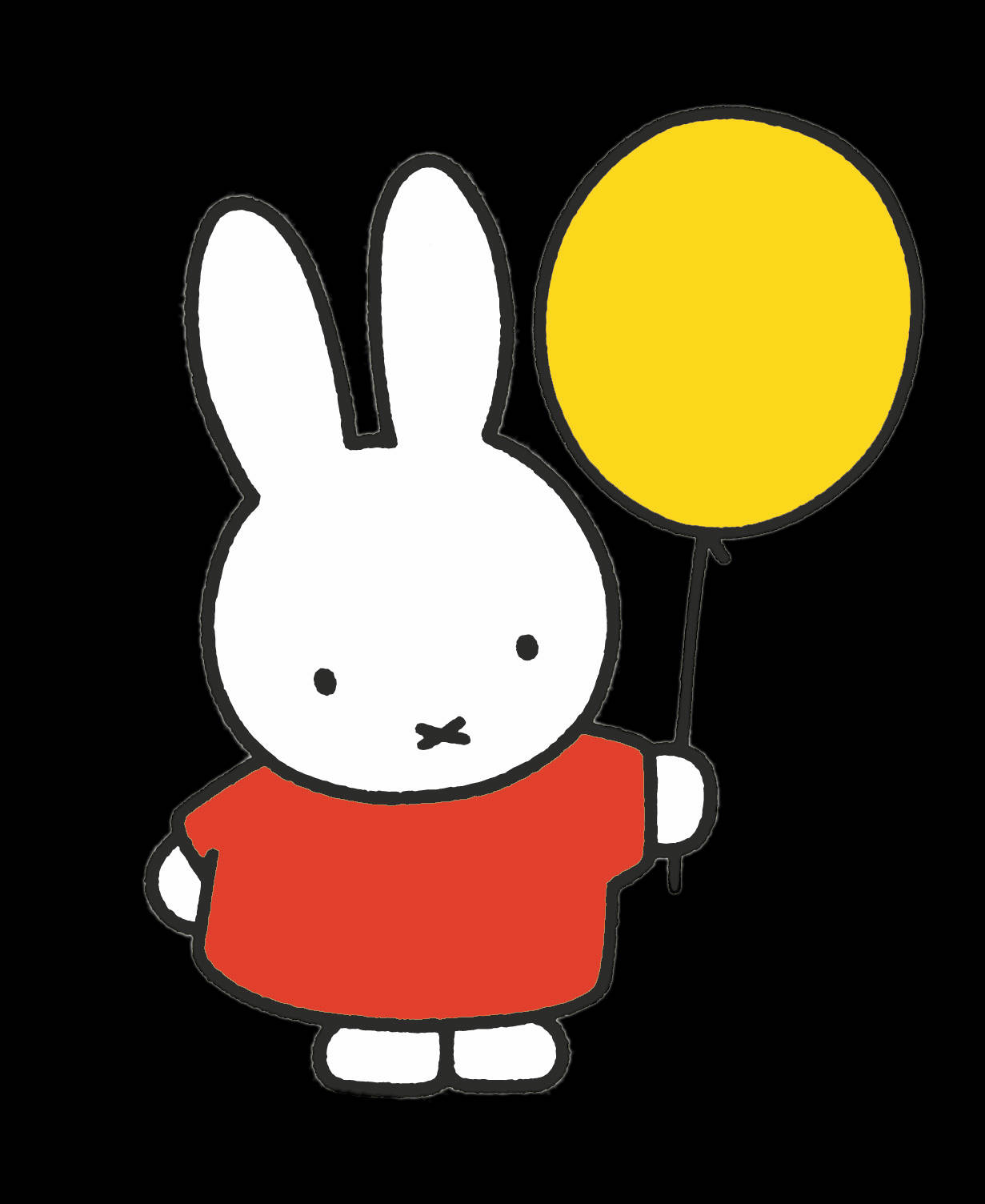 Miffy And Yellow Balloon Background