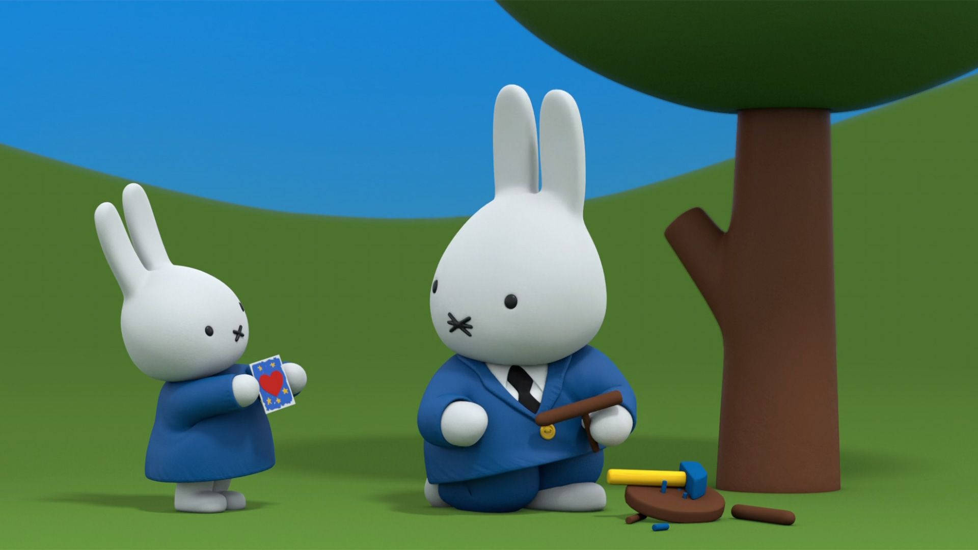 Miffy With Father Bunny