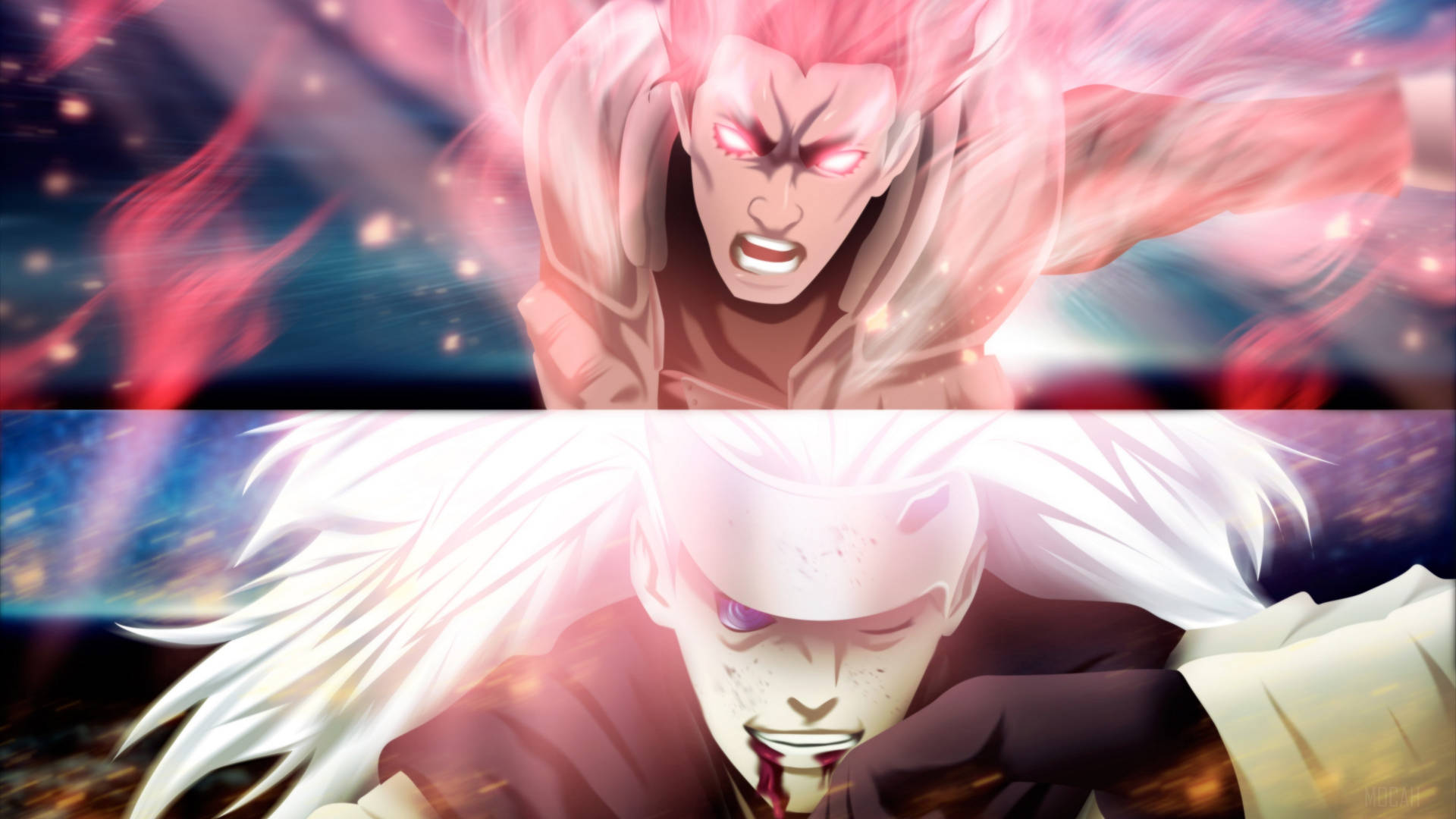 Might Guy Versus Madara Naruto 4k Pc Background