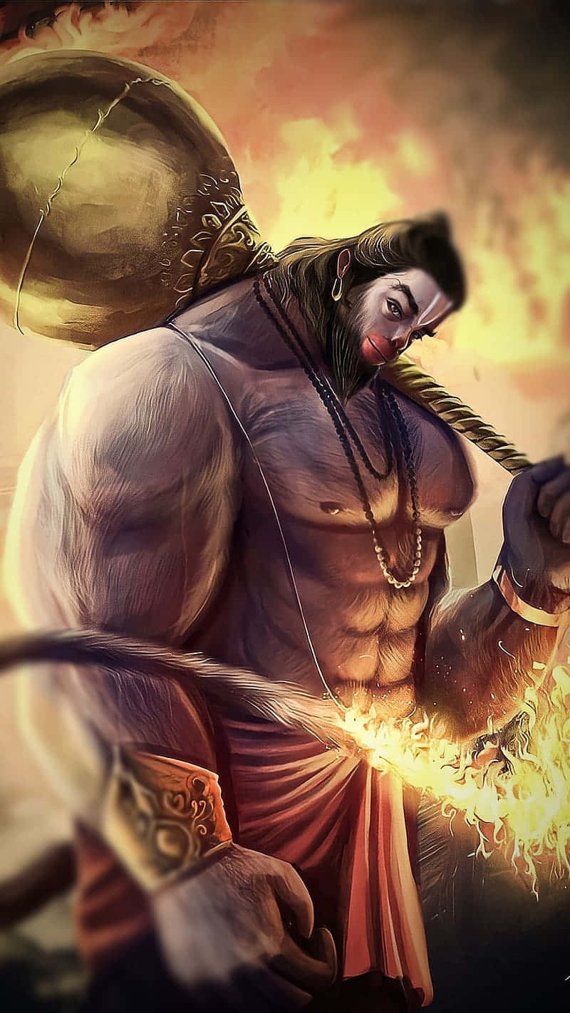 Mighty_ Bajrangbali_ Illustration