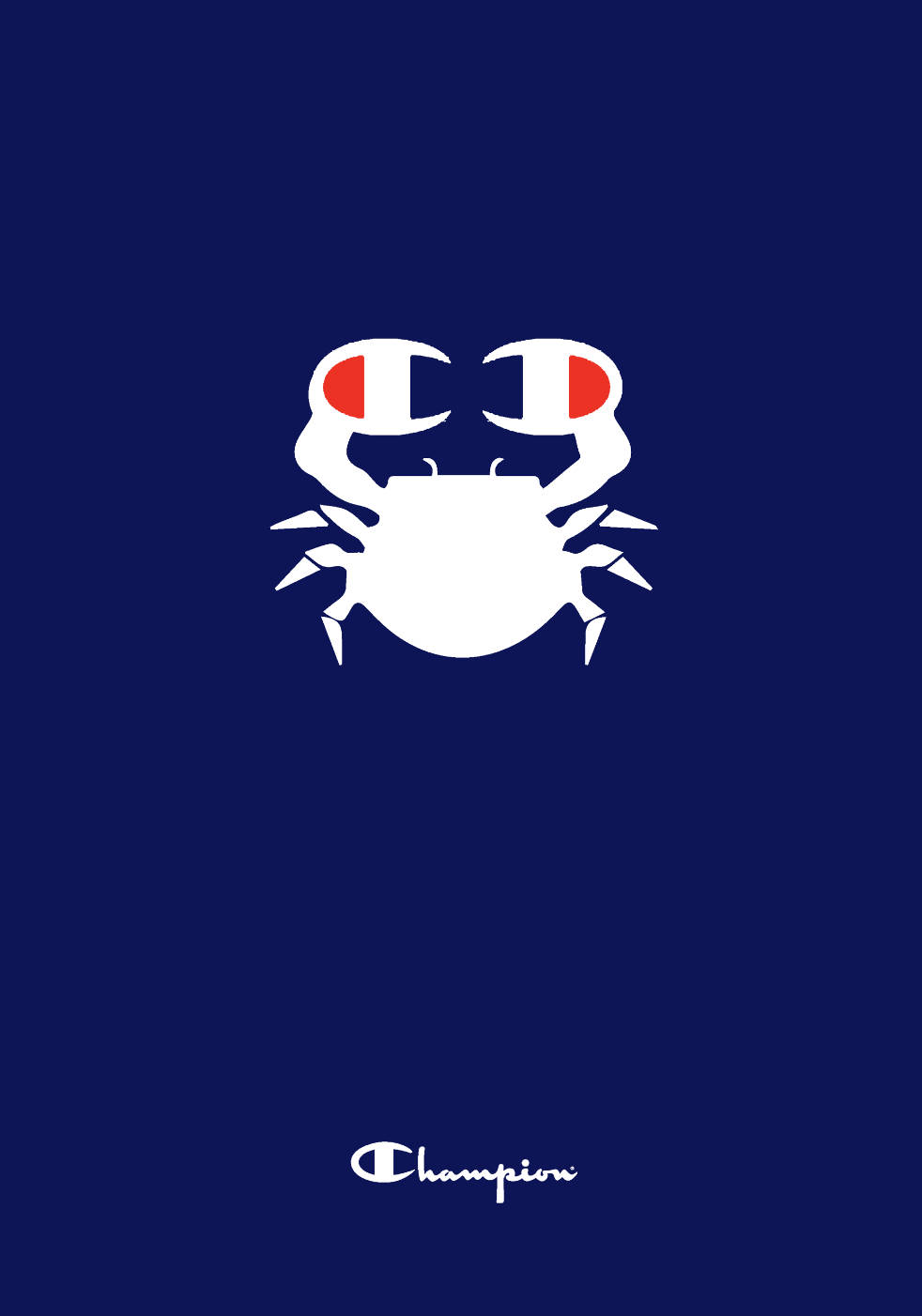 Mighty Crab - Champion Logo Design Background