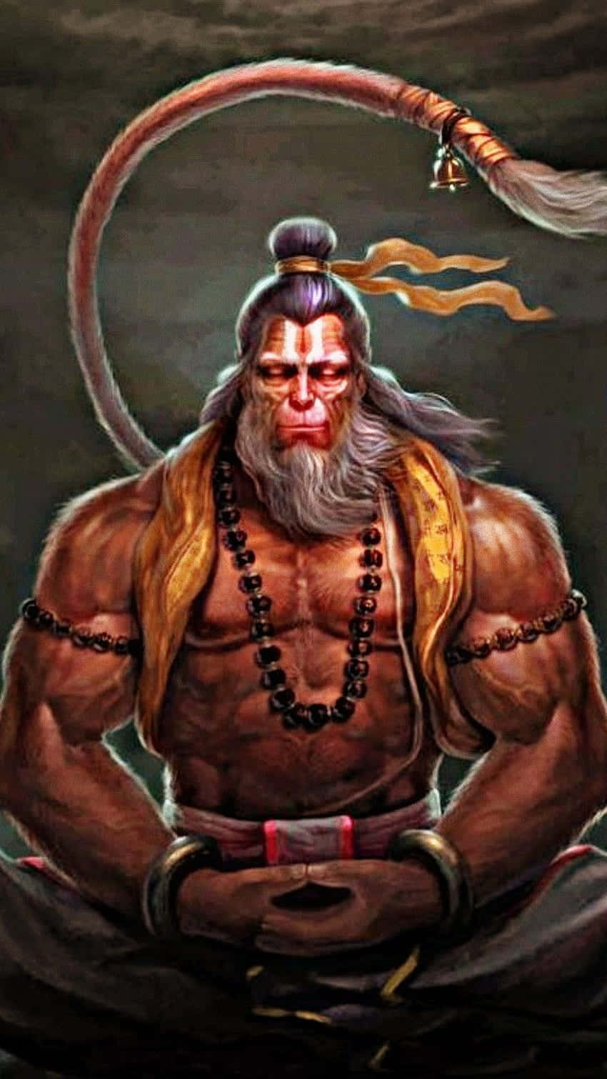 Mighty_ Hanuman_ Artwork Background