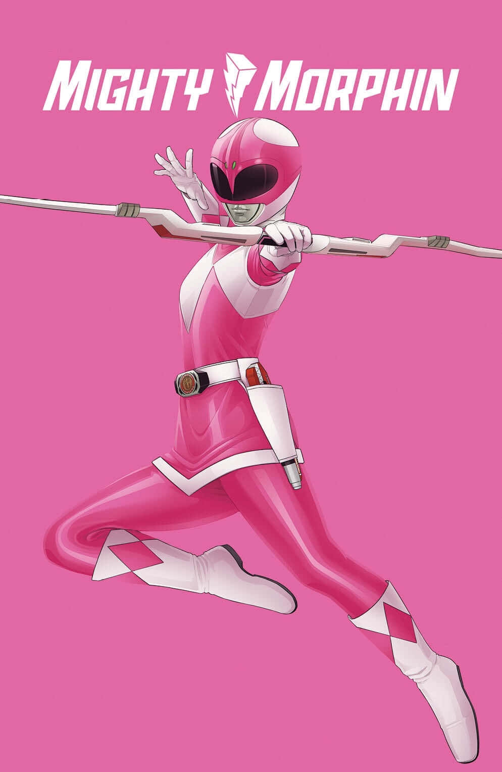 Mighty Morphin Pink Ranger Action Pose