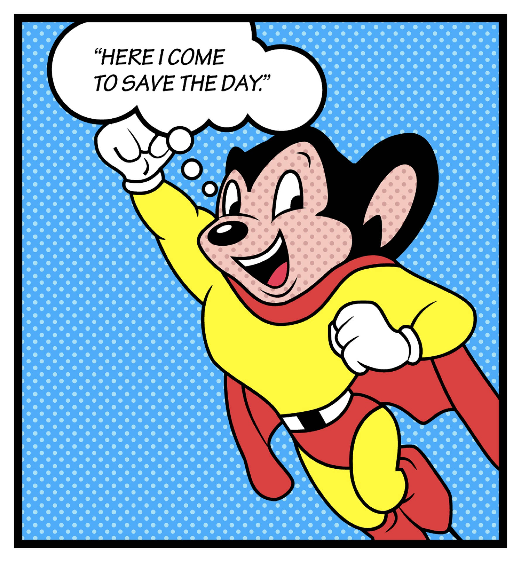 Mighty Mouse Comics Background