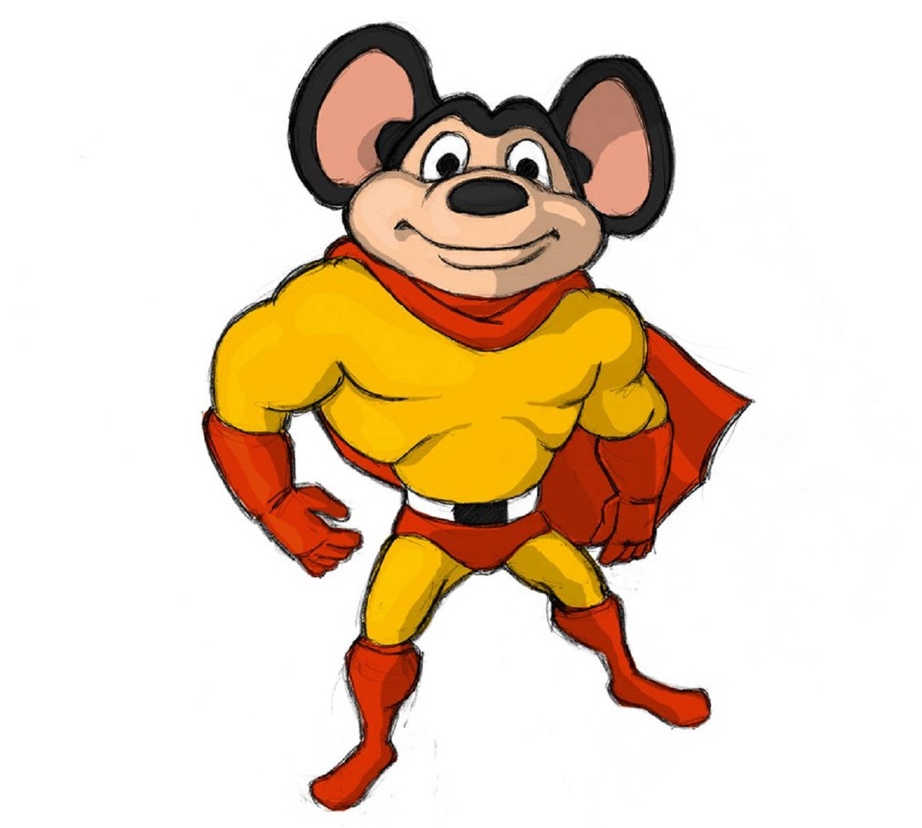 Mighty Mouse Sketch
