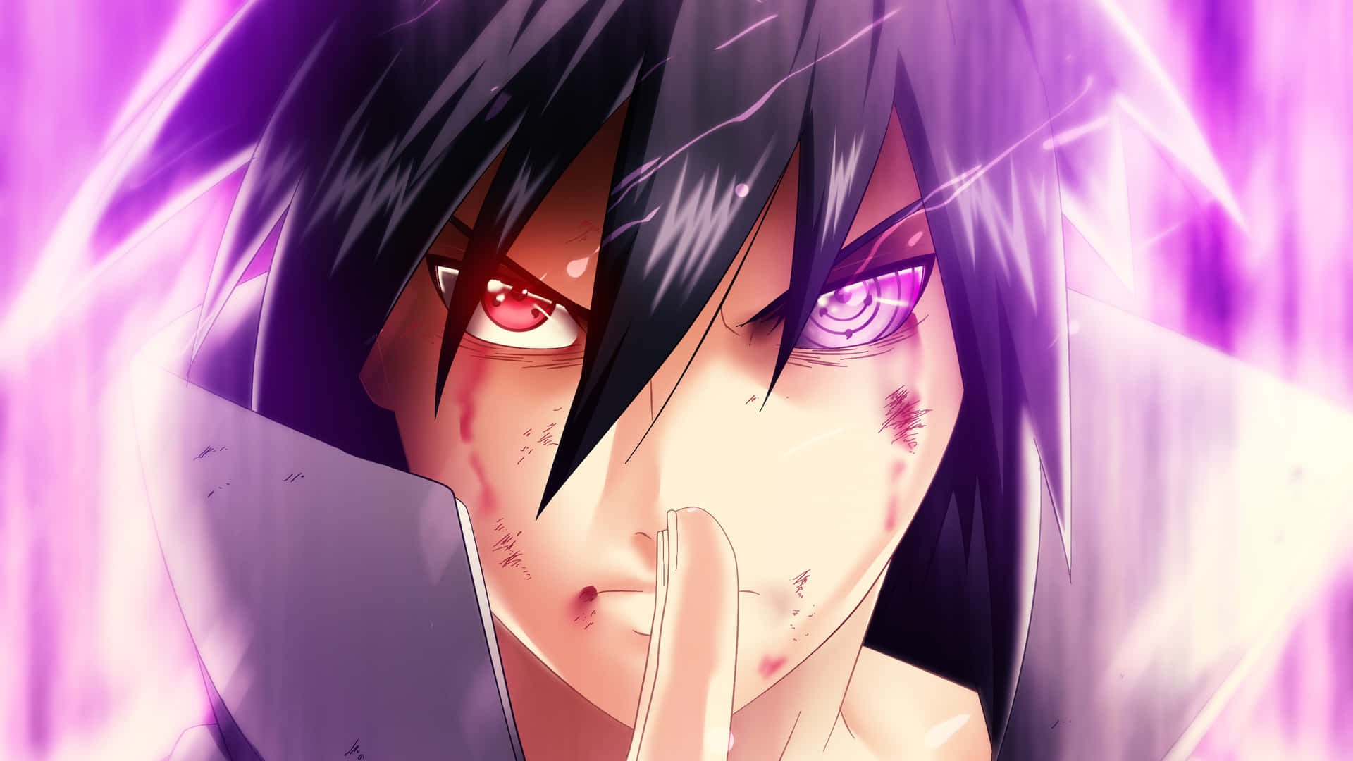 'mighty Powers Can Be Yours With Rinnegan Fearless In The Face Of Danger!' Background