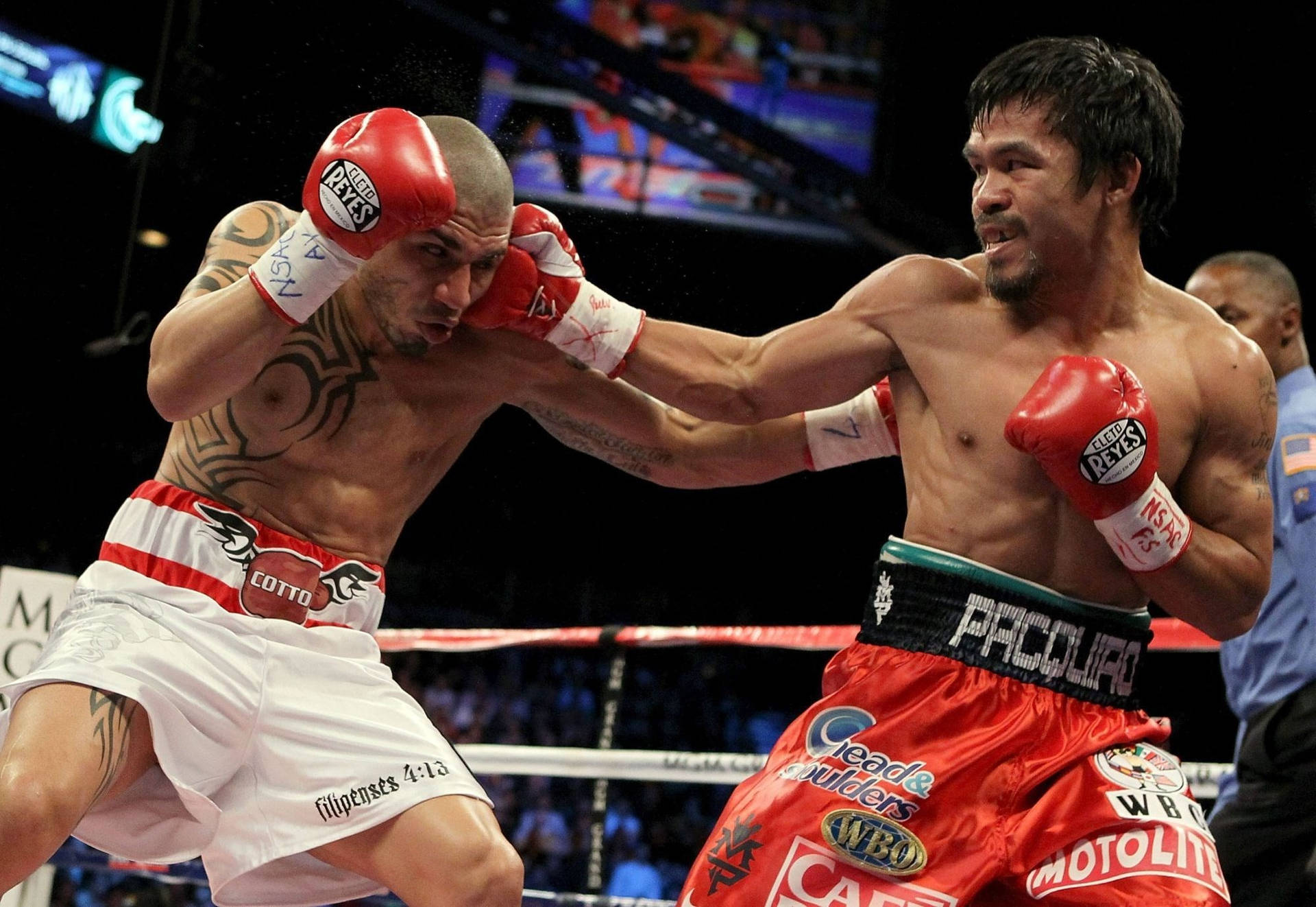 Miguel Cotto Vs Manny Pacquiao Background