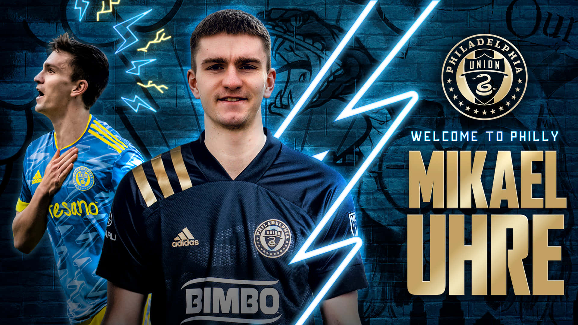 Mikael Uhre Philadelphia Union Welcome Banner Background